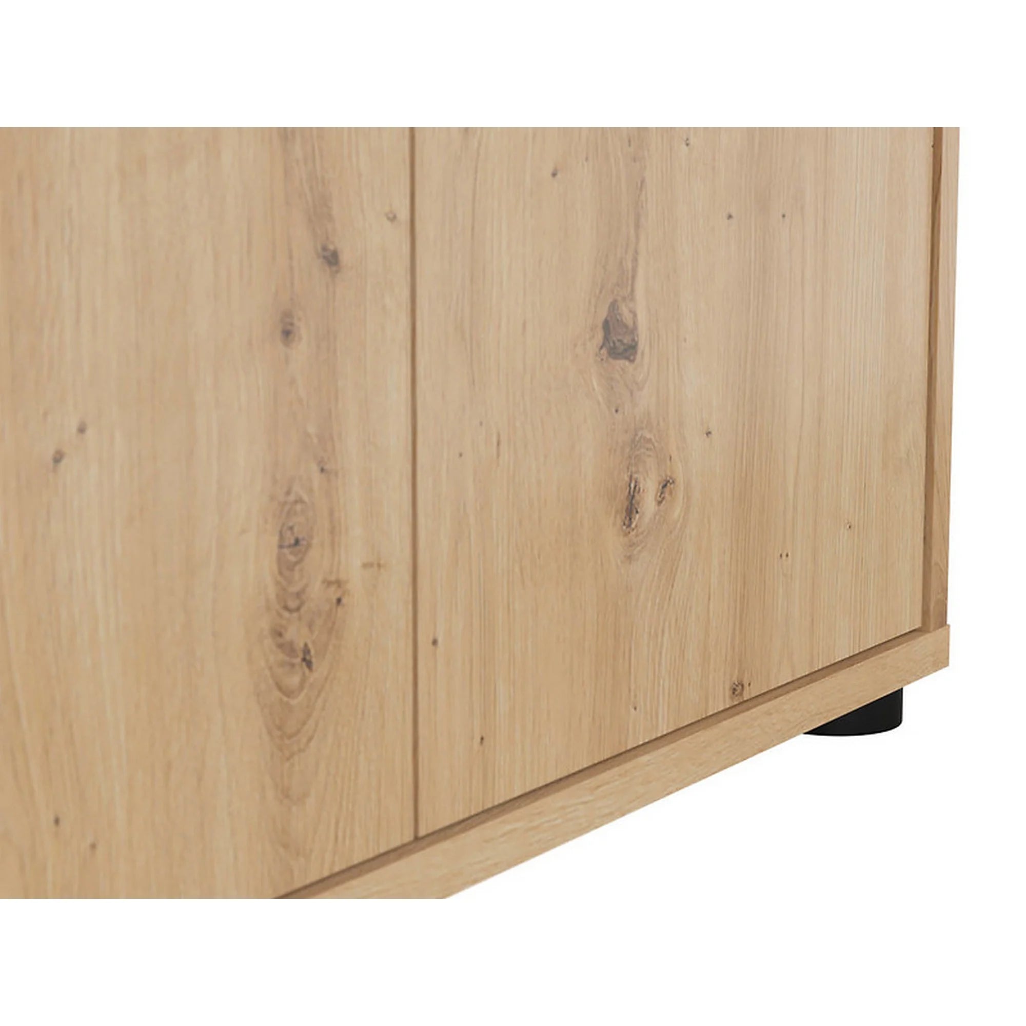 Comoda SPACE OFFICE, stejar artisan, PAL laminat, 80x37x122 cm