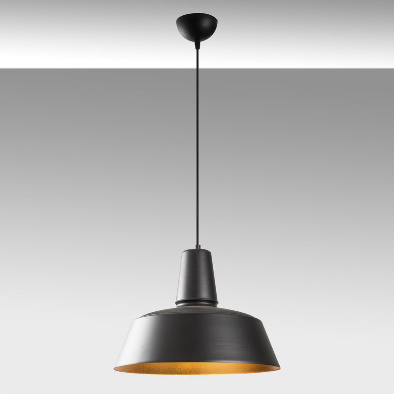 Lustra Saglam-3731, negru, metal, 40x127 cm