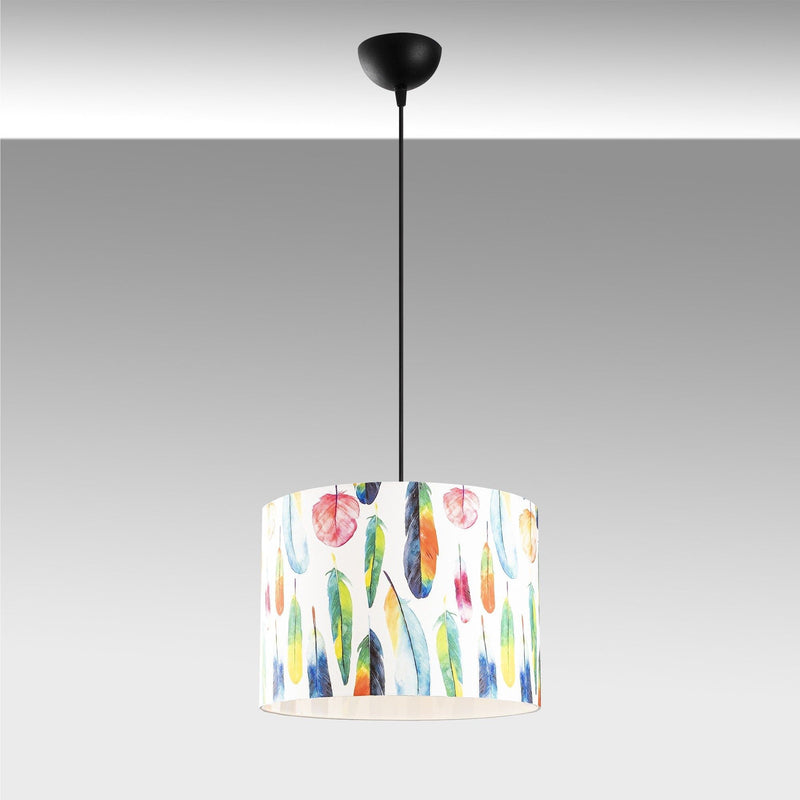 Lustra 6422, multicolor, metal/material textil, 40x124 cm