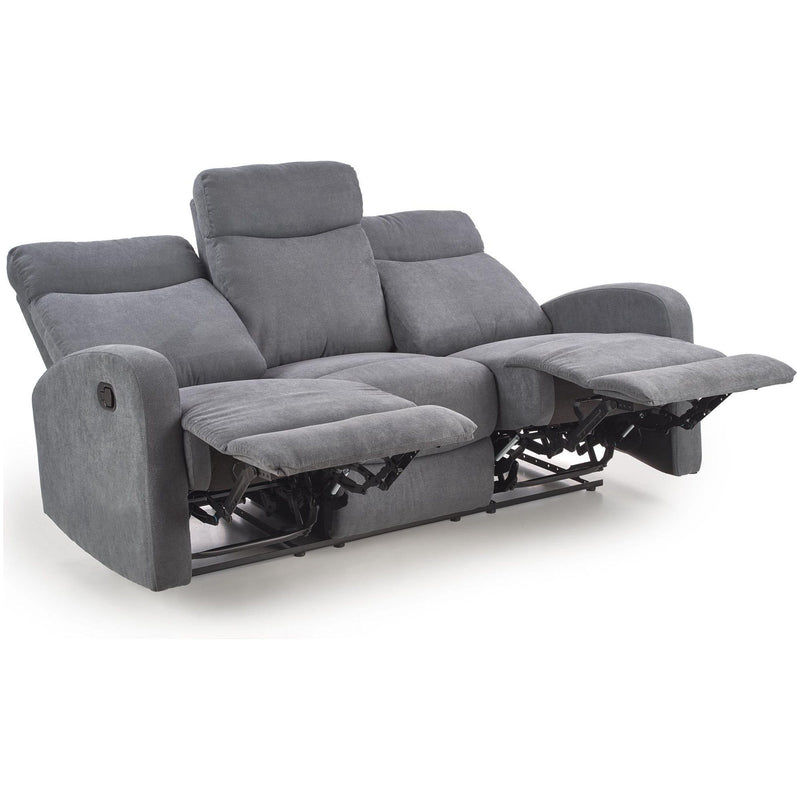Canapea pliabila OSLO 3S, gri, 180x95x100 cm