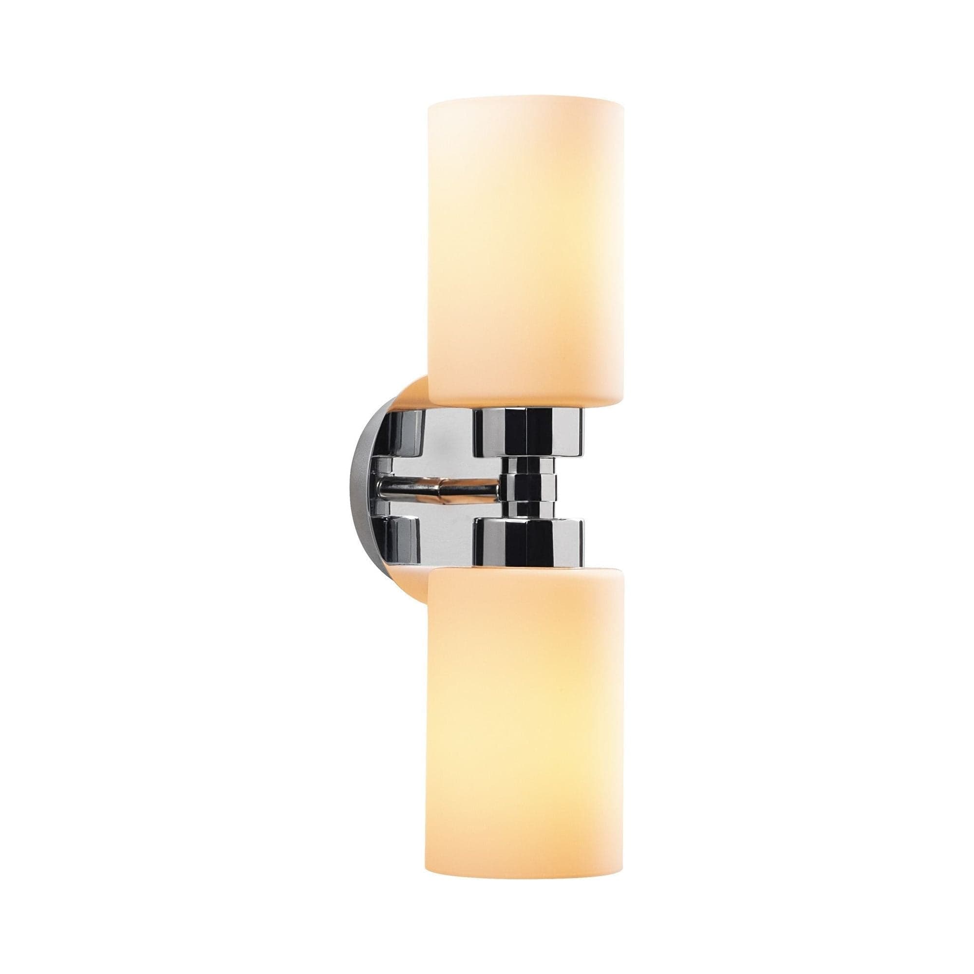 Aplica BALCOVA N-347, crom/alb, metal/sticla, 10x13x43 cm