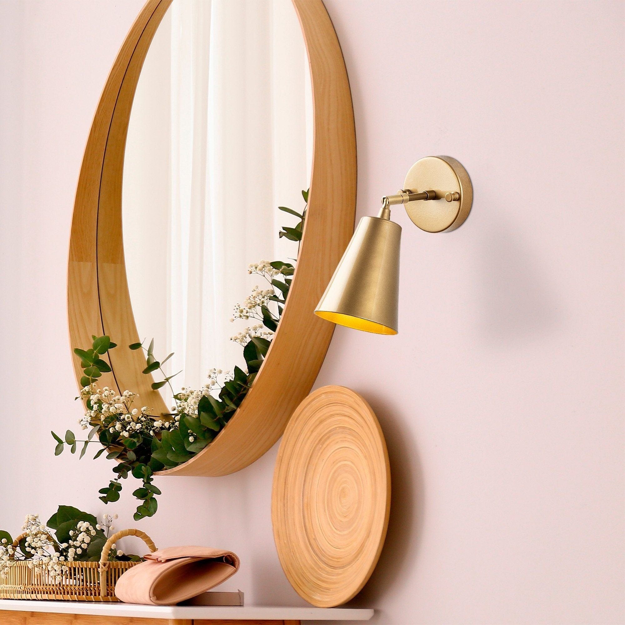 Aplica EVANDER-13190, auriu, metal, 10x26x21 cm