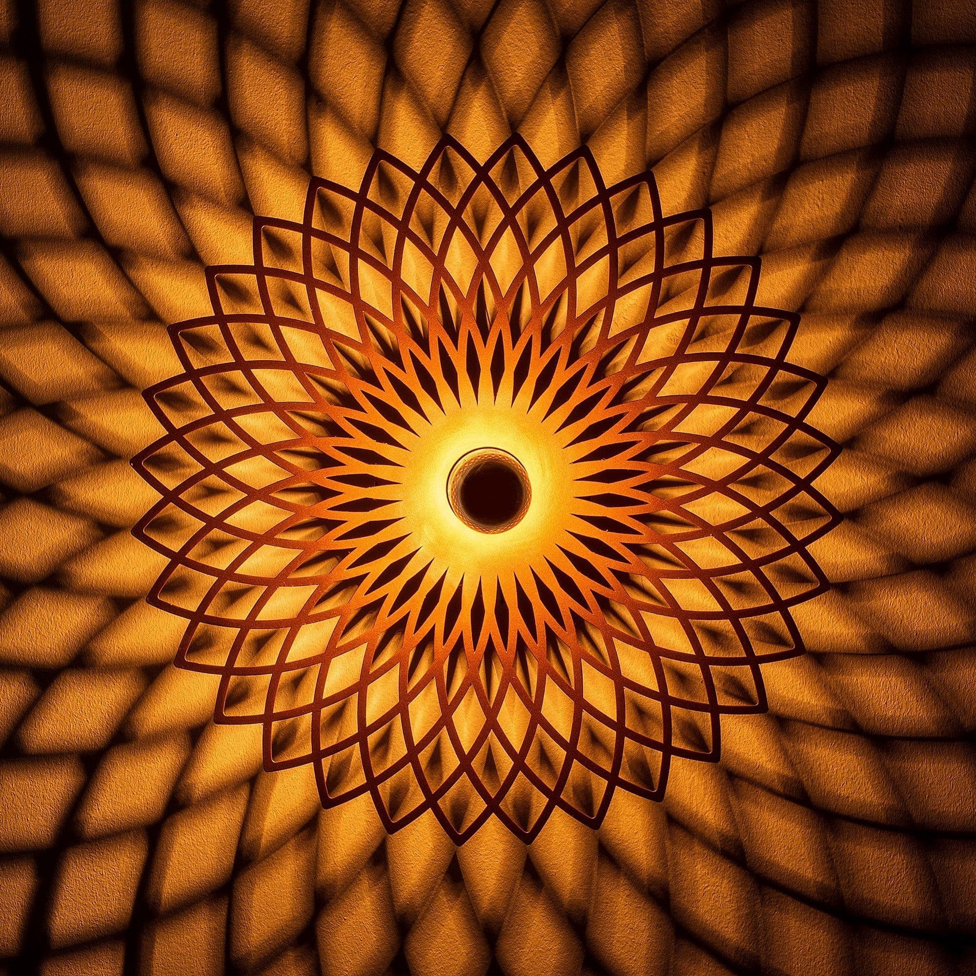 Aplica FELLINI MR - 988, auriu, metal, 50x12x50 cm