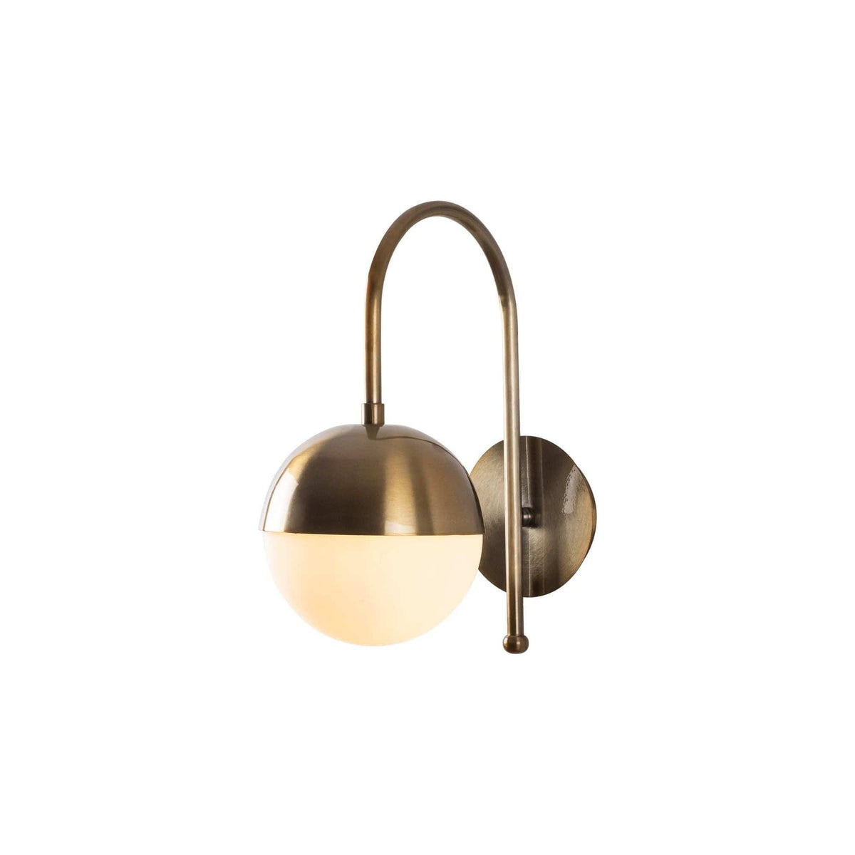 Aplica KARSOR 3300, bronz/alb, metal/sticla, 15x25x30 cm