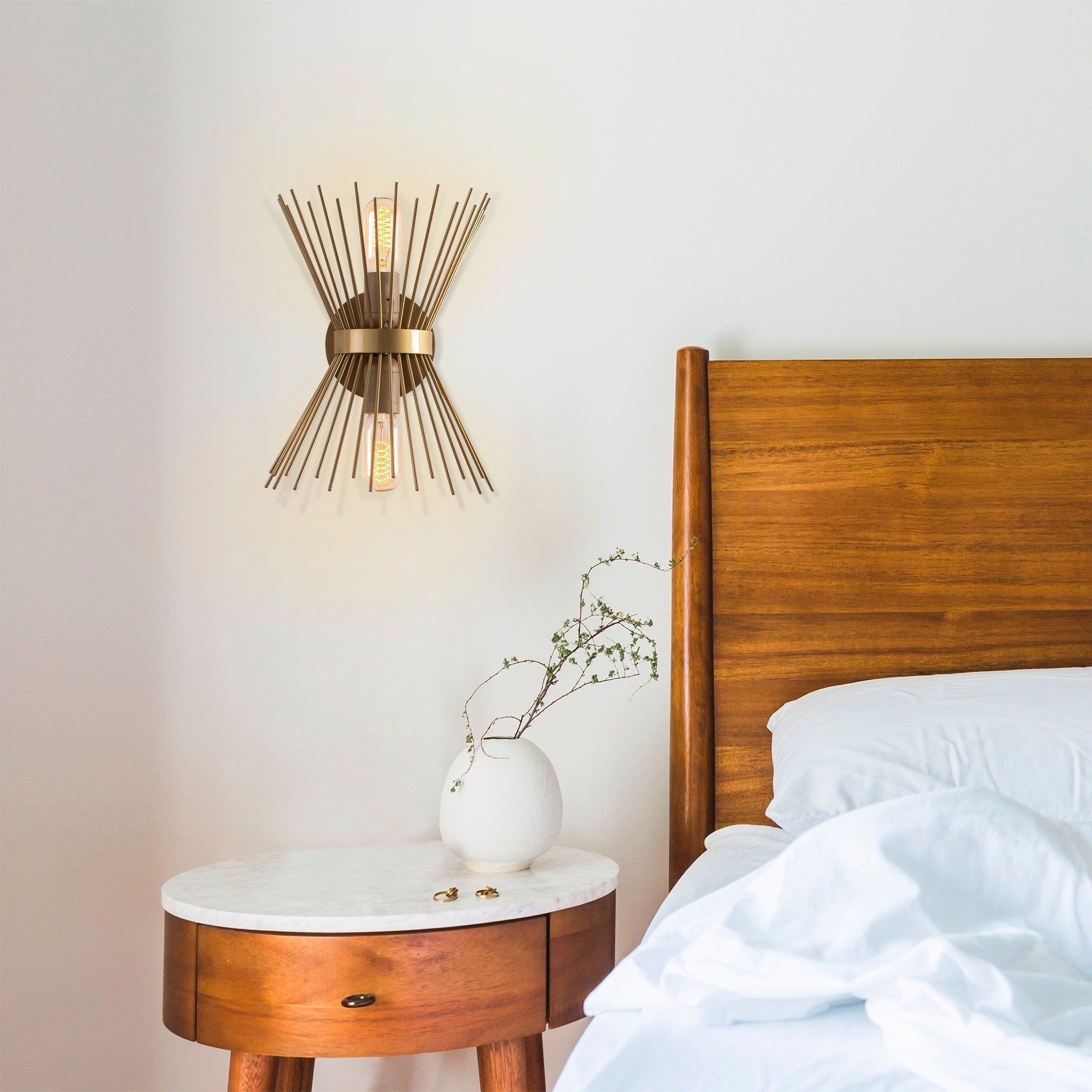 Aplica KIRPI 3092, auriu, metal, 23x16x33 cm