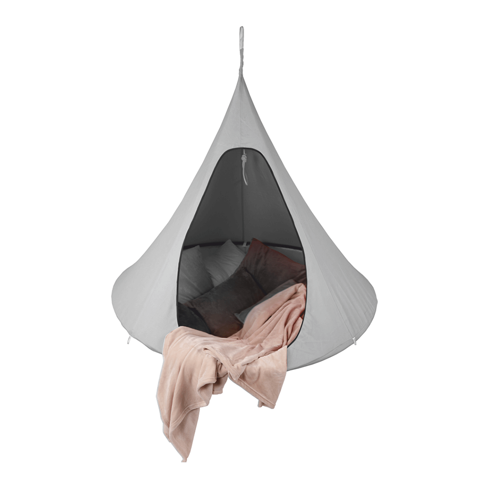 Balansoar gradina KLORIN NEW KIDS, gri deschis/negru, poliester/otel