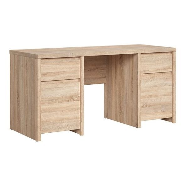 Birou KASPIAN, stejar sonoma, PAL, 160x65x77 cm