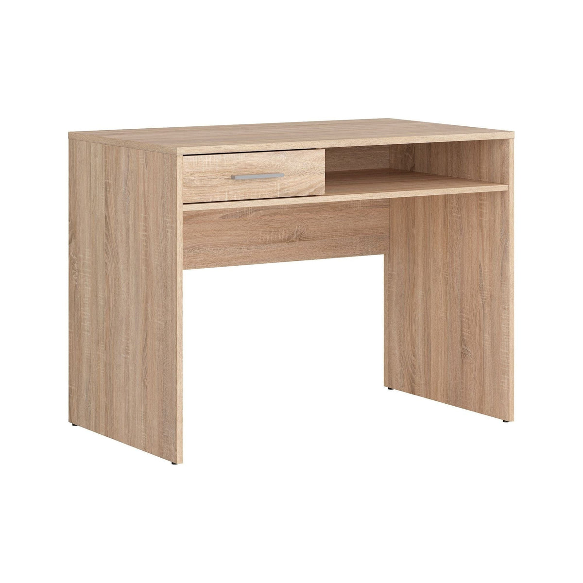 Birou NEPO PLUS, stejar sonoma, PAL laminat, 100x59x76 cm