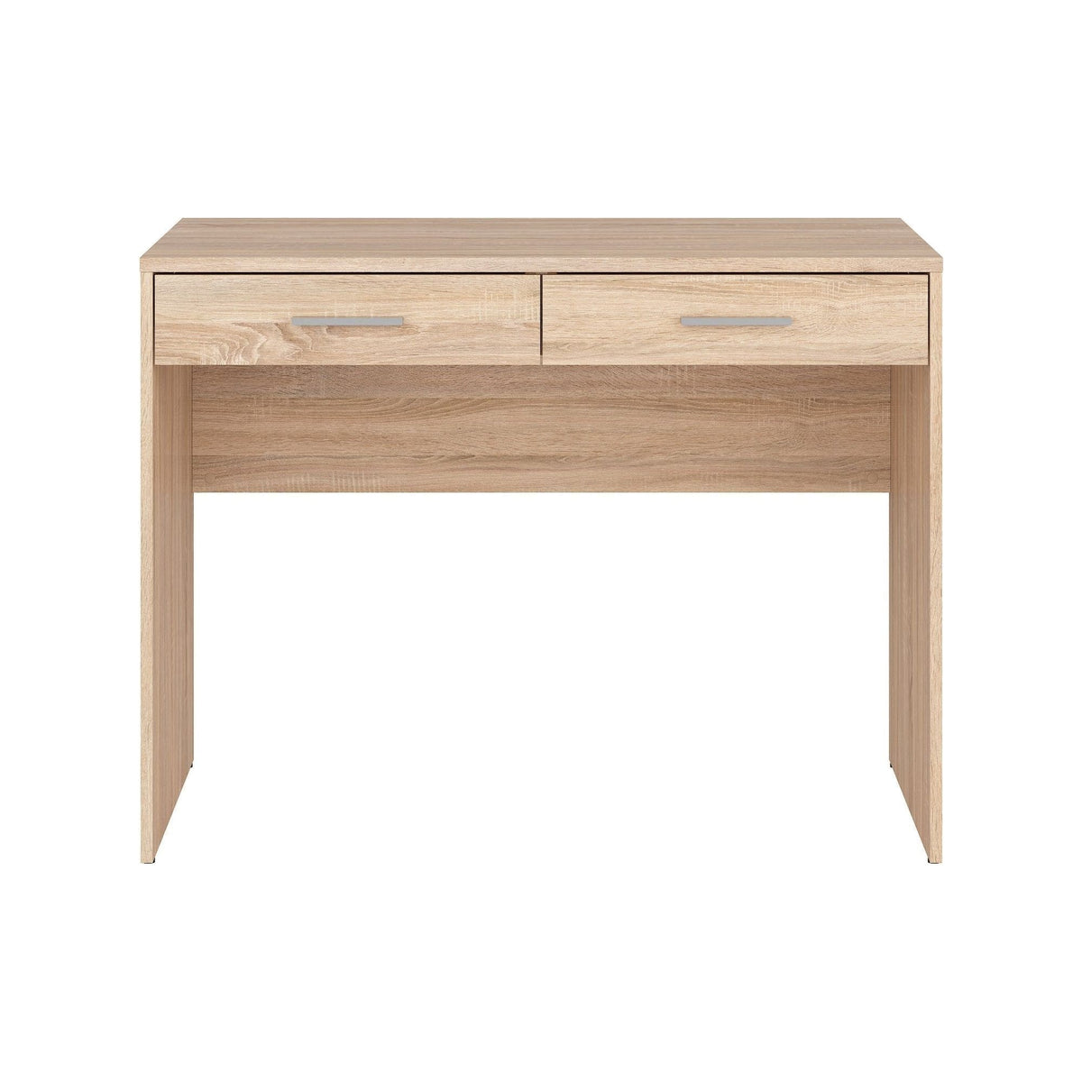 Birou NEPO PLUS, stejar sonoma, PAL laminat, cu 2 sertare, 100x59x76 cm