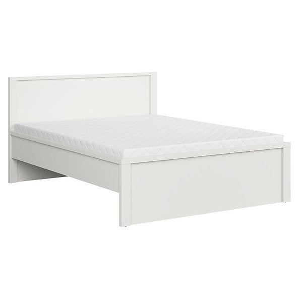 Cadru pat KASPIAN 160x200, alb, PAL/metal