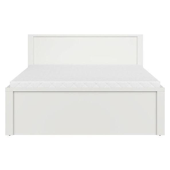 Cadru pat KASPIAN 160x200, alb, PAL/metal