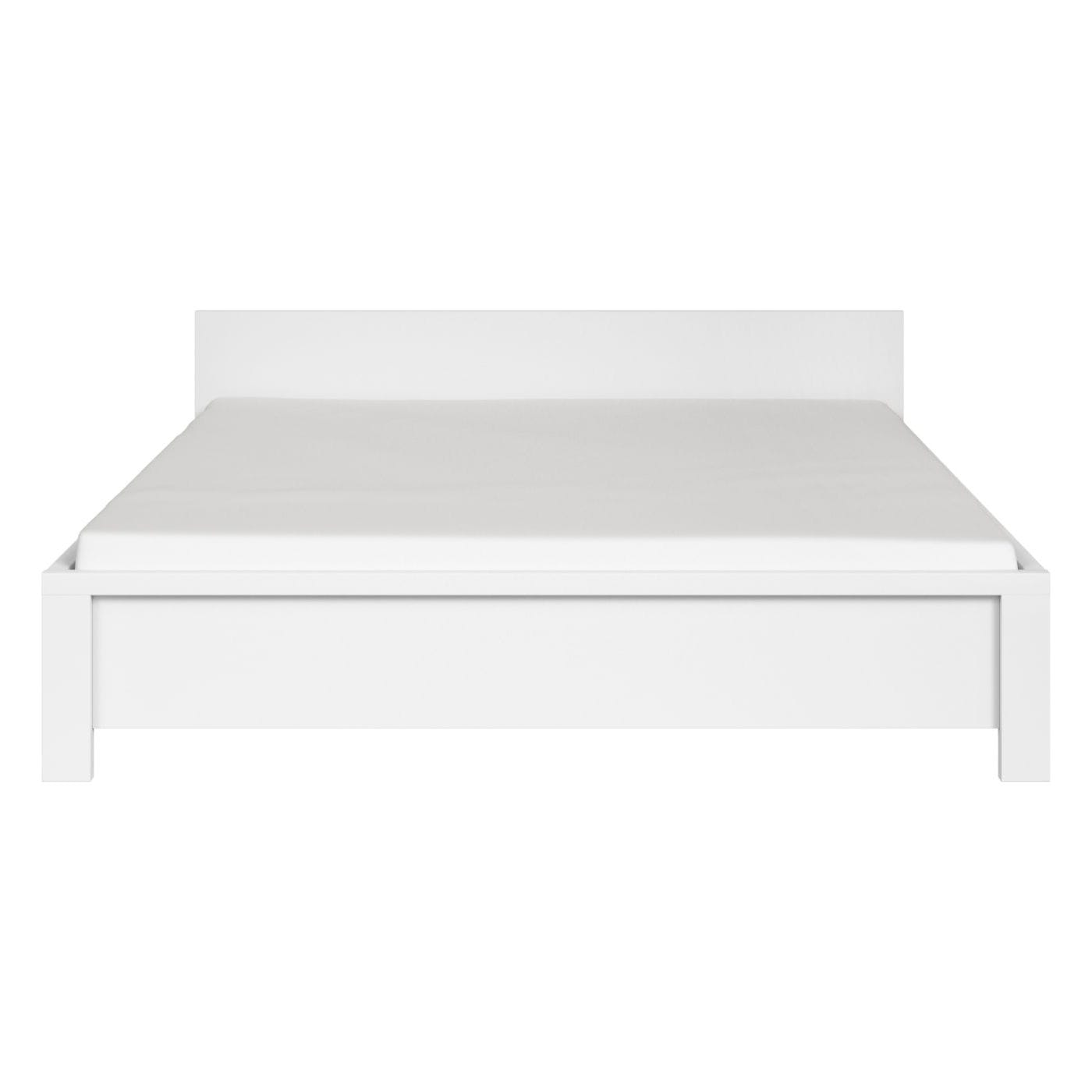 Cadru pat KASPIAN 160x200x35, alb, PAL/metal