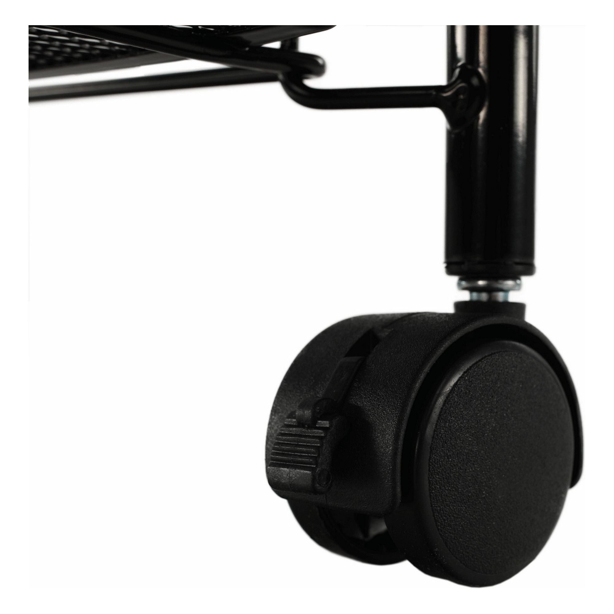 Carucior servire MYRIS, negru, metal/plastic, 48x27x84 cm