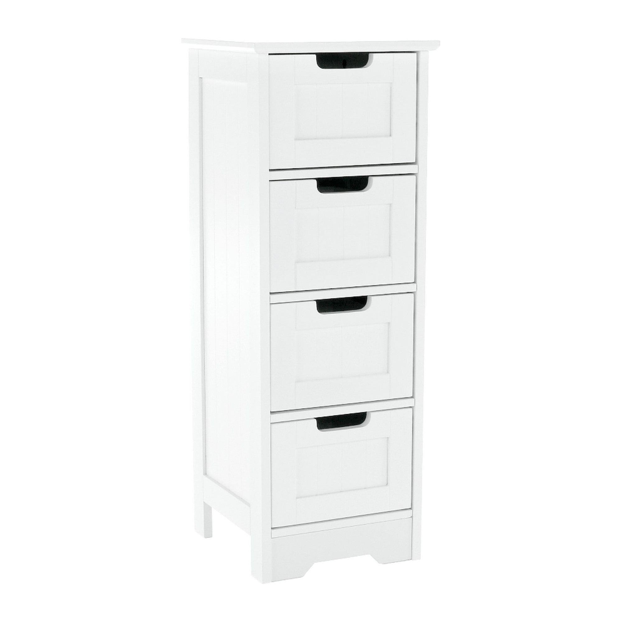 Comoda ATENE TYPUL 7, alb, 30x30x82 cm