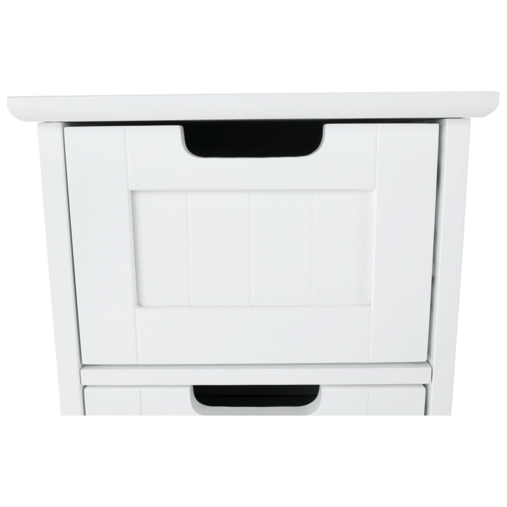 Comoda ATENE TYPUL 7, alb, 30x30x82 cm