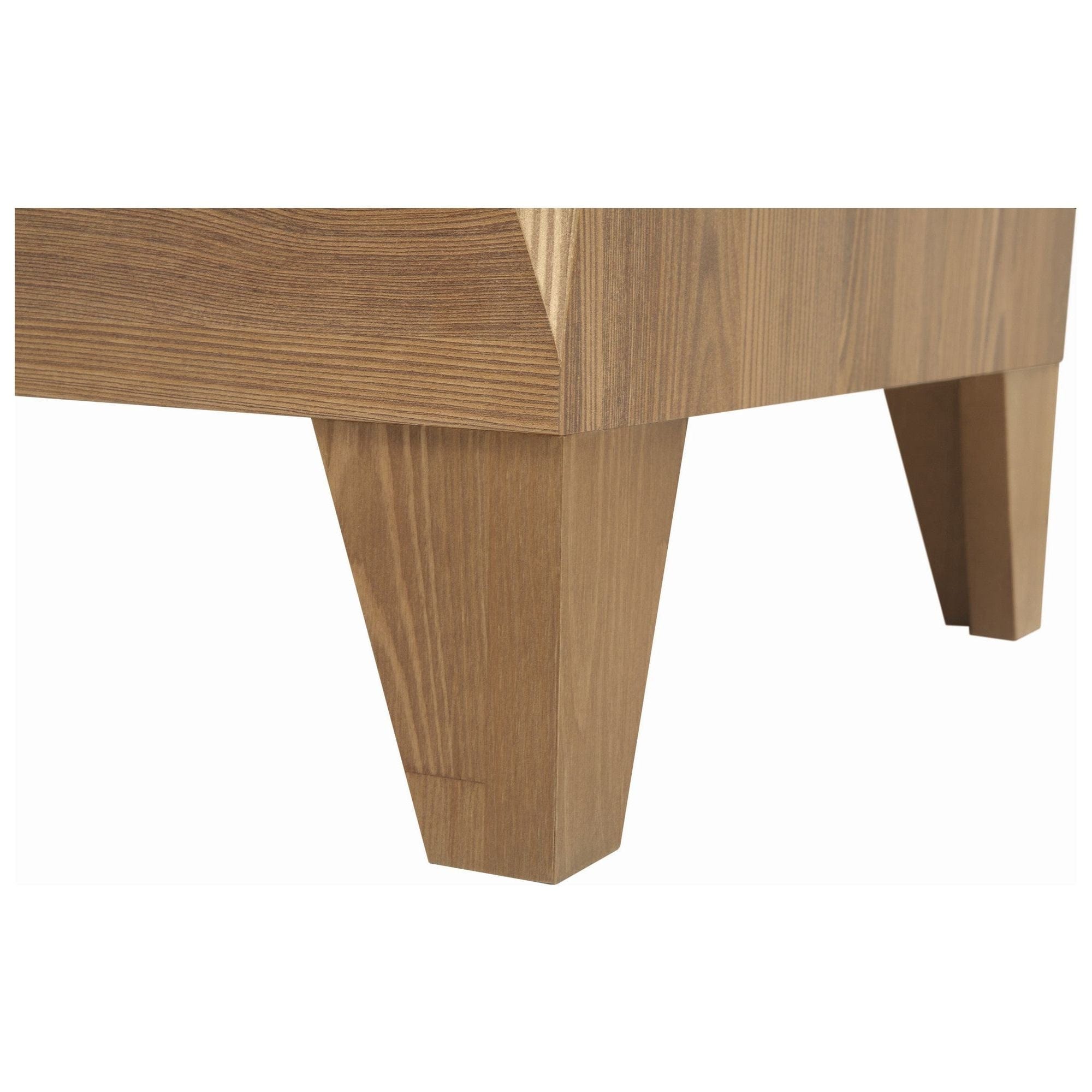 Comoda BERGEN KOM2D2S, stejar auriu, PAL, 110x47x98 cm