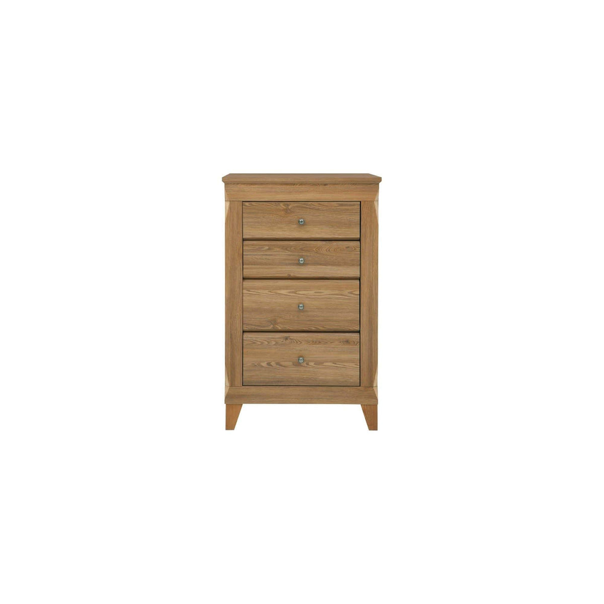 Comoda BERGEN KOM4S, stejar auriu, PAL, 72x47x116 cm