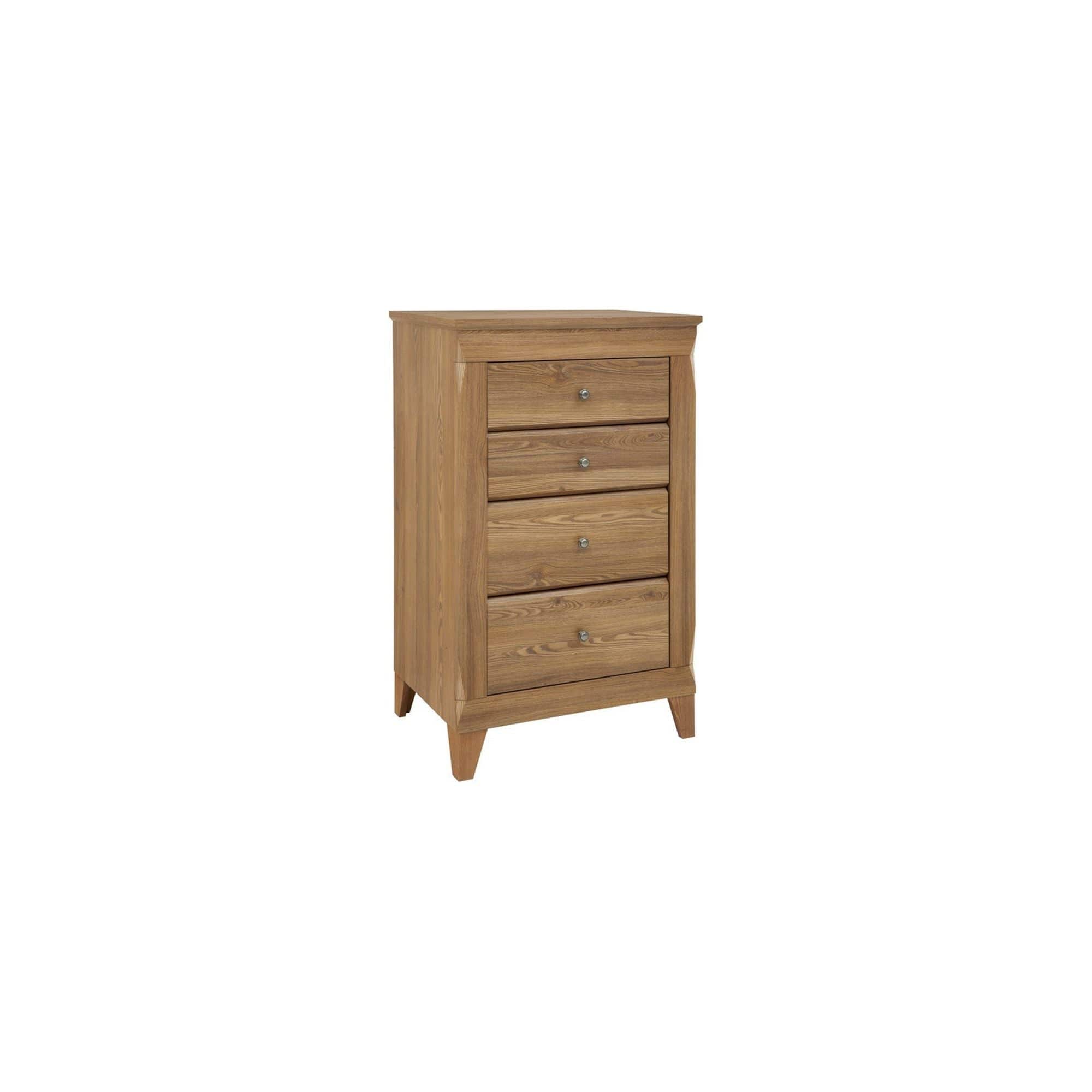 Comoda BERGEN KOM4S, stejar auriu, PAL, 72x47x116 cm