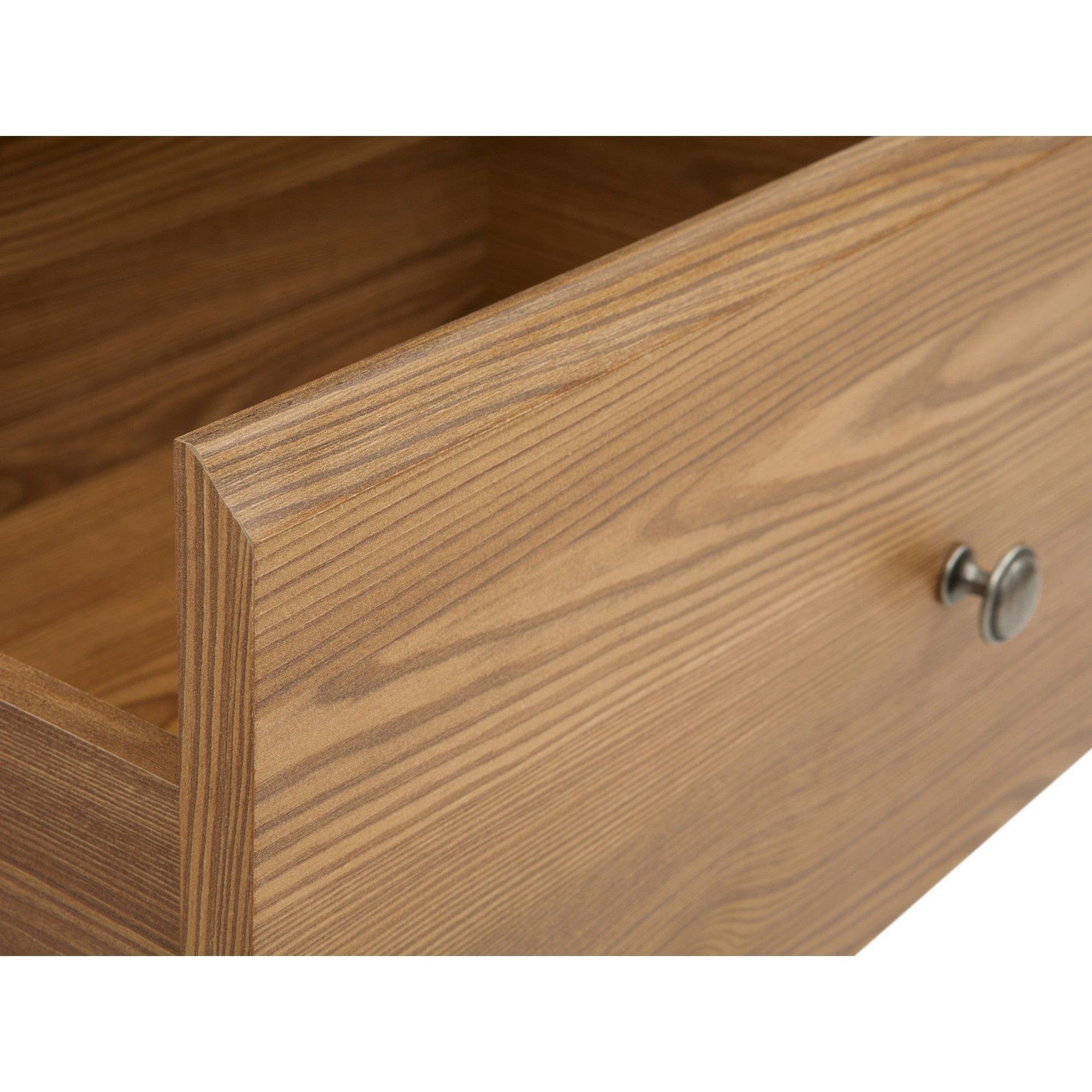 Comoda BERGEN KOM4S, stejar auriu, PAL, 72x47x116 cm