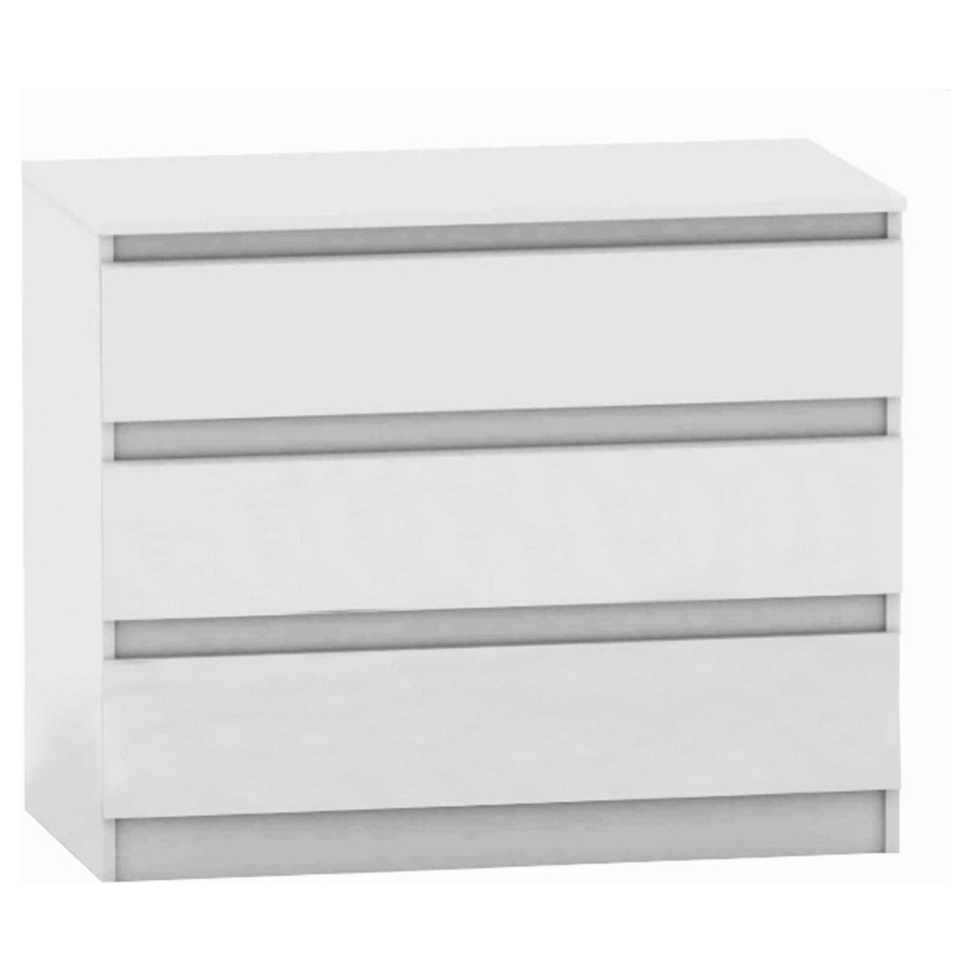 Comoda HANY NEW 003, alb, PAL laminat, 90x49x74 cm