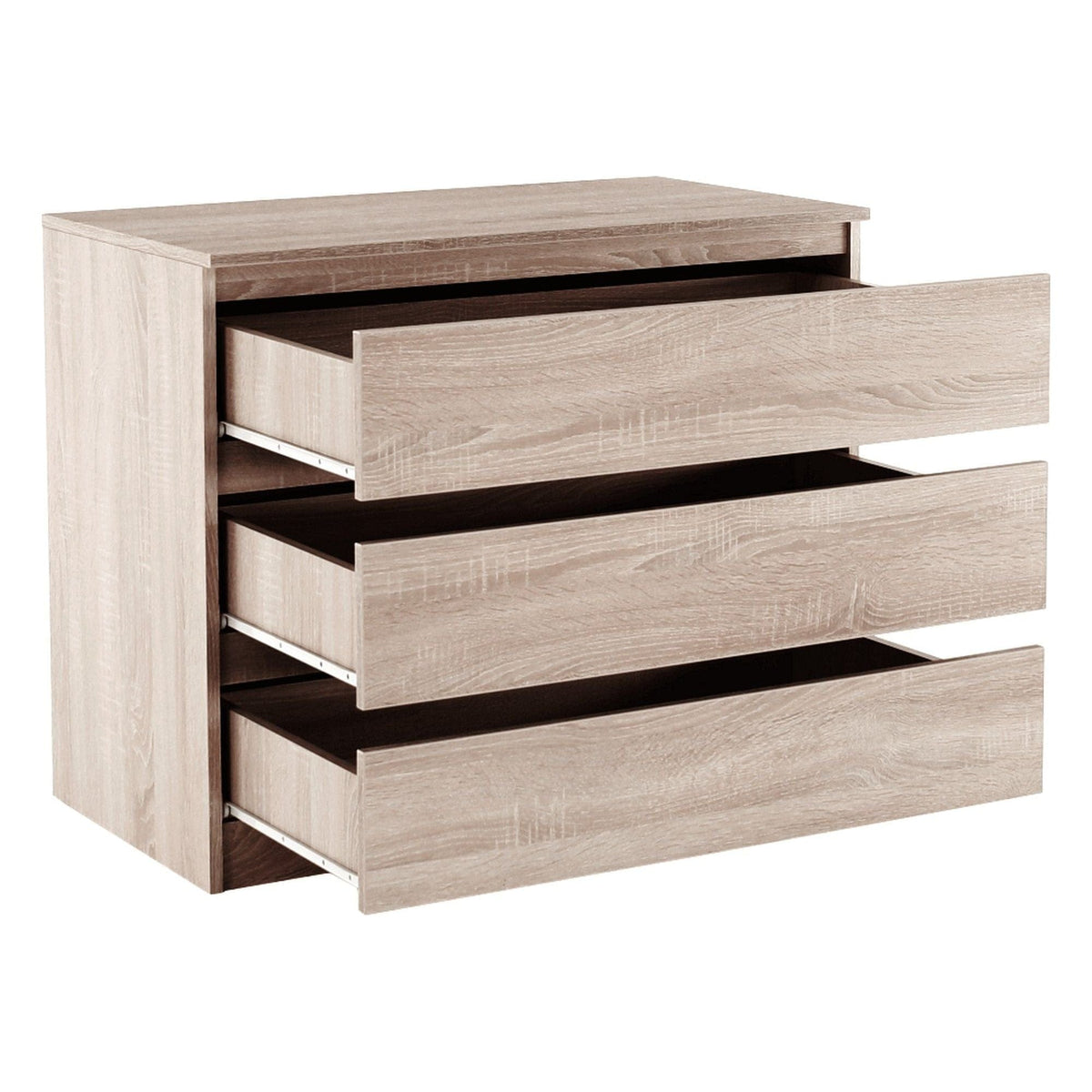 Comoda HANY NEW 003, stejar sonoma, PAL laminat, 90x49x74 cm