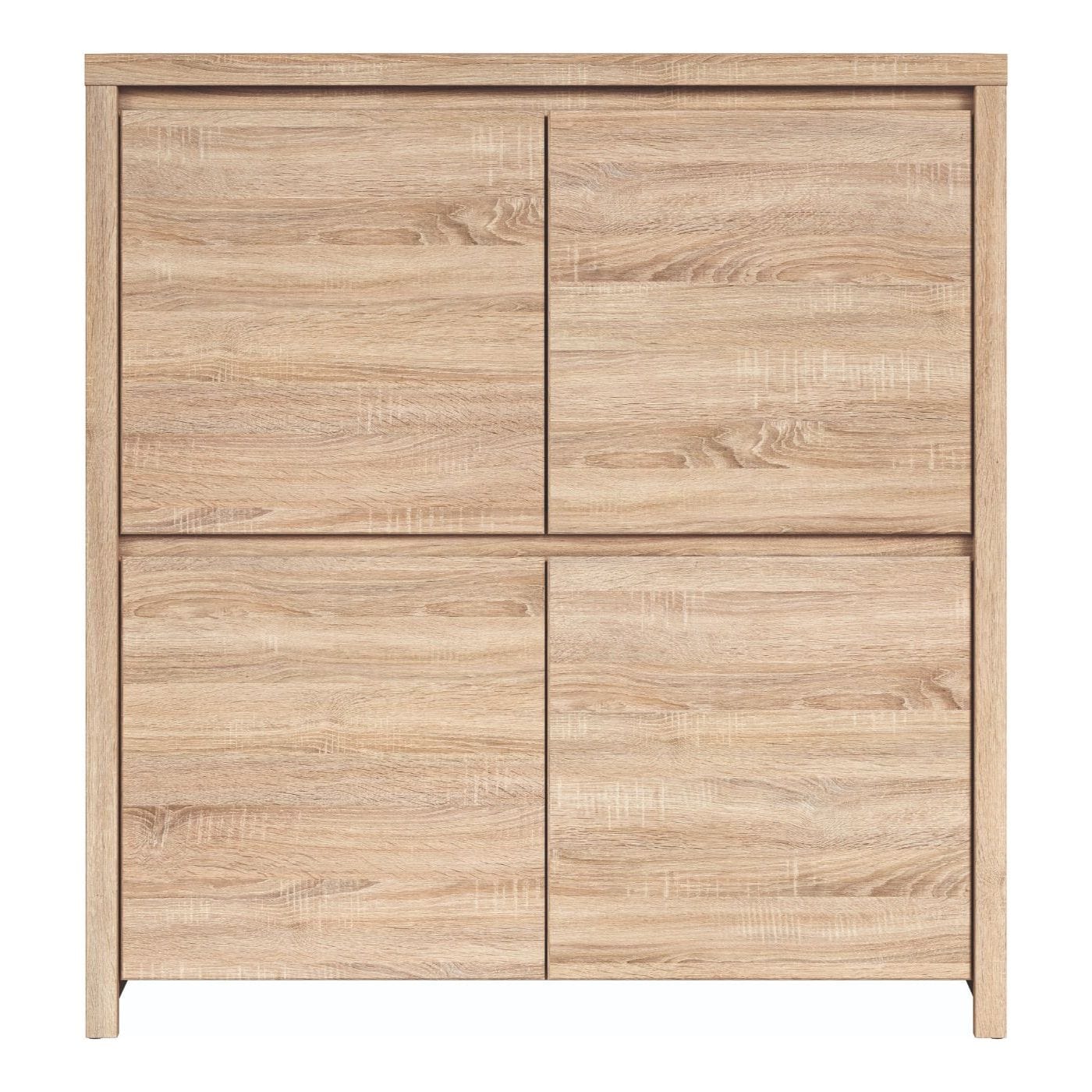 Comoda KASPIAN KOM4D, stejar sonoma, PAL melaminat, 105x41x113 cm