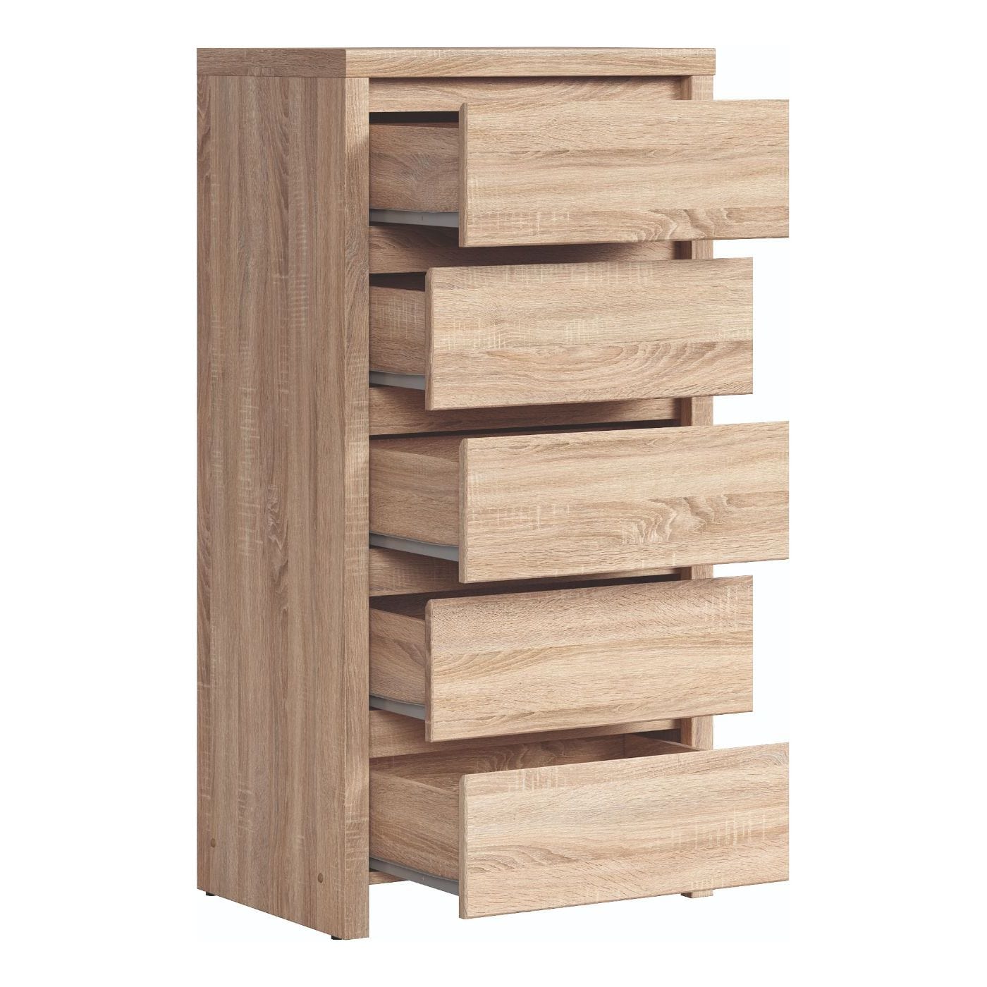 Comoda KASPIAN KOM5S, stejar sonoma, PAL, 56x41x113 cm