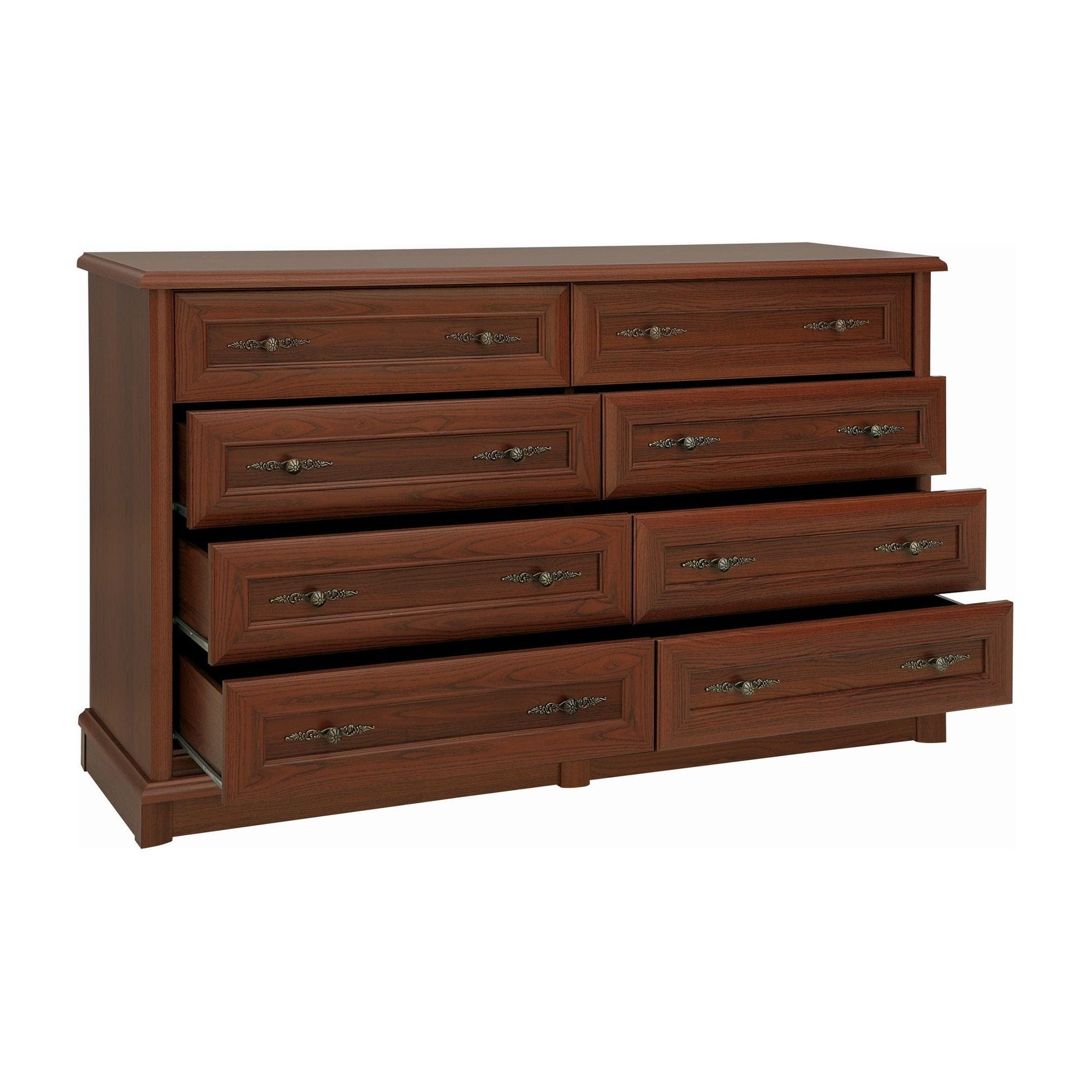 Comoda Kent EKOM8S, castan, PAL, 154x45x91 cm