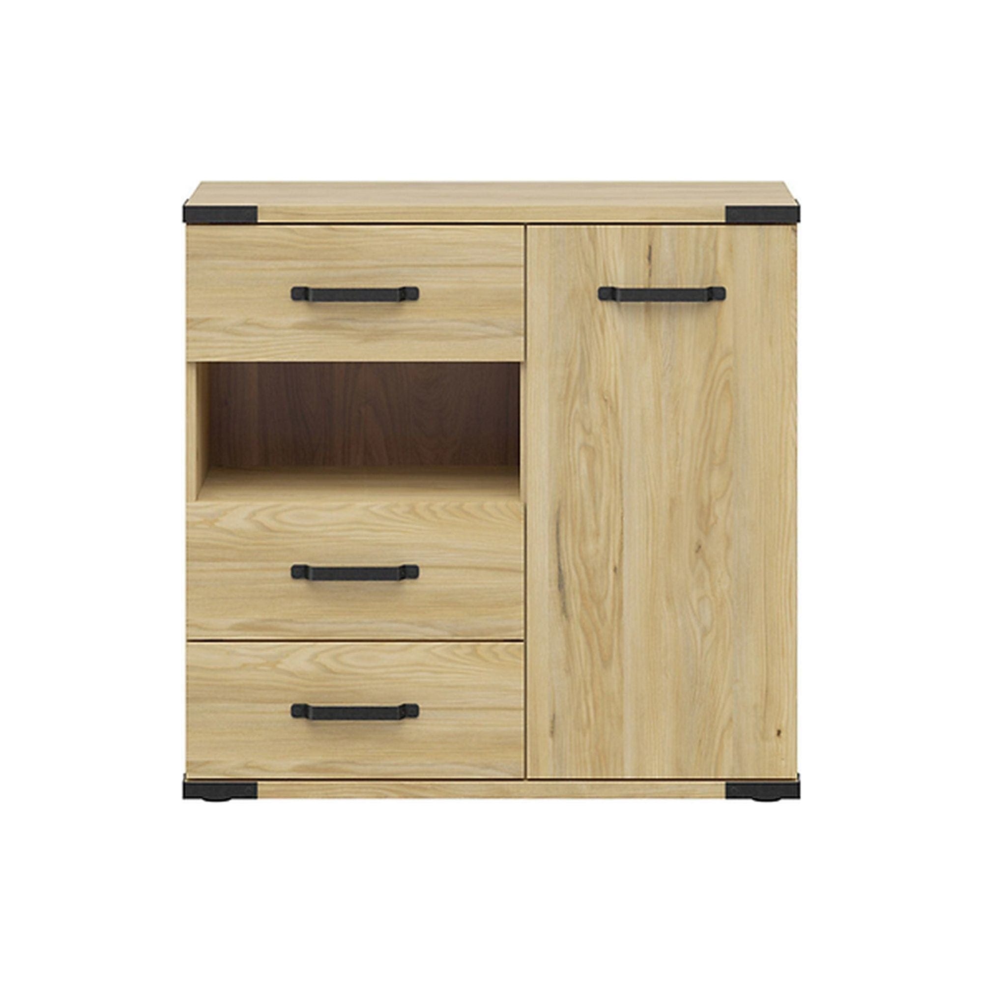 Comoda Lara, stejar, PAL, 90x40x88 cm