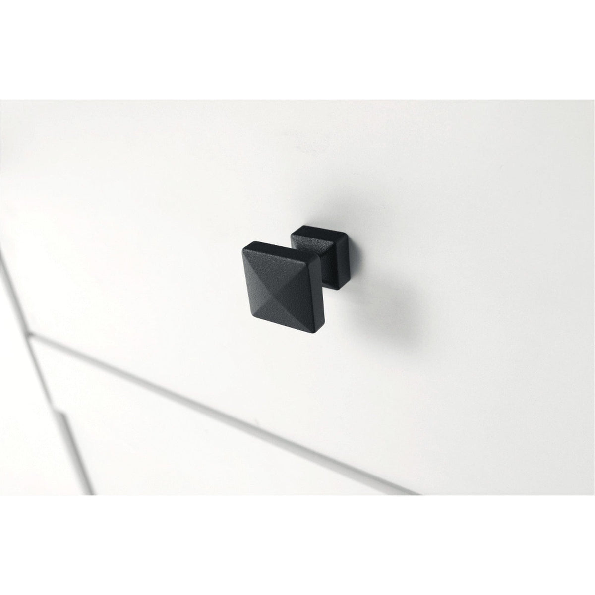 Comoda LEON MZ11, DTD laminat, alb/stejar grand, 140x45x87 cm