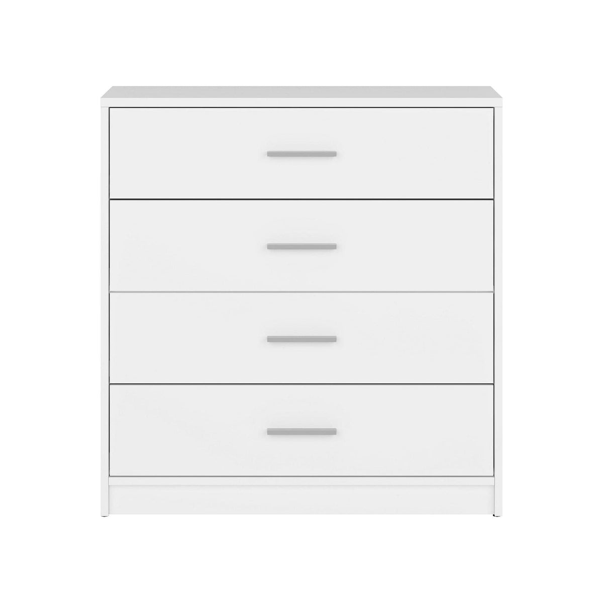 Comoda NEPO PLUS, alb, PAL laminat, 80x34x84 cm