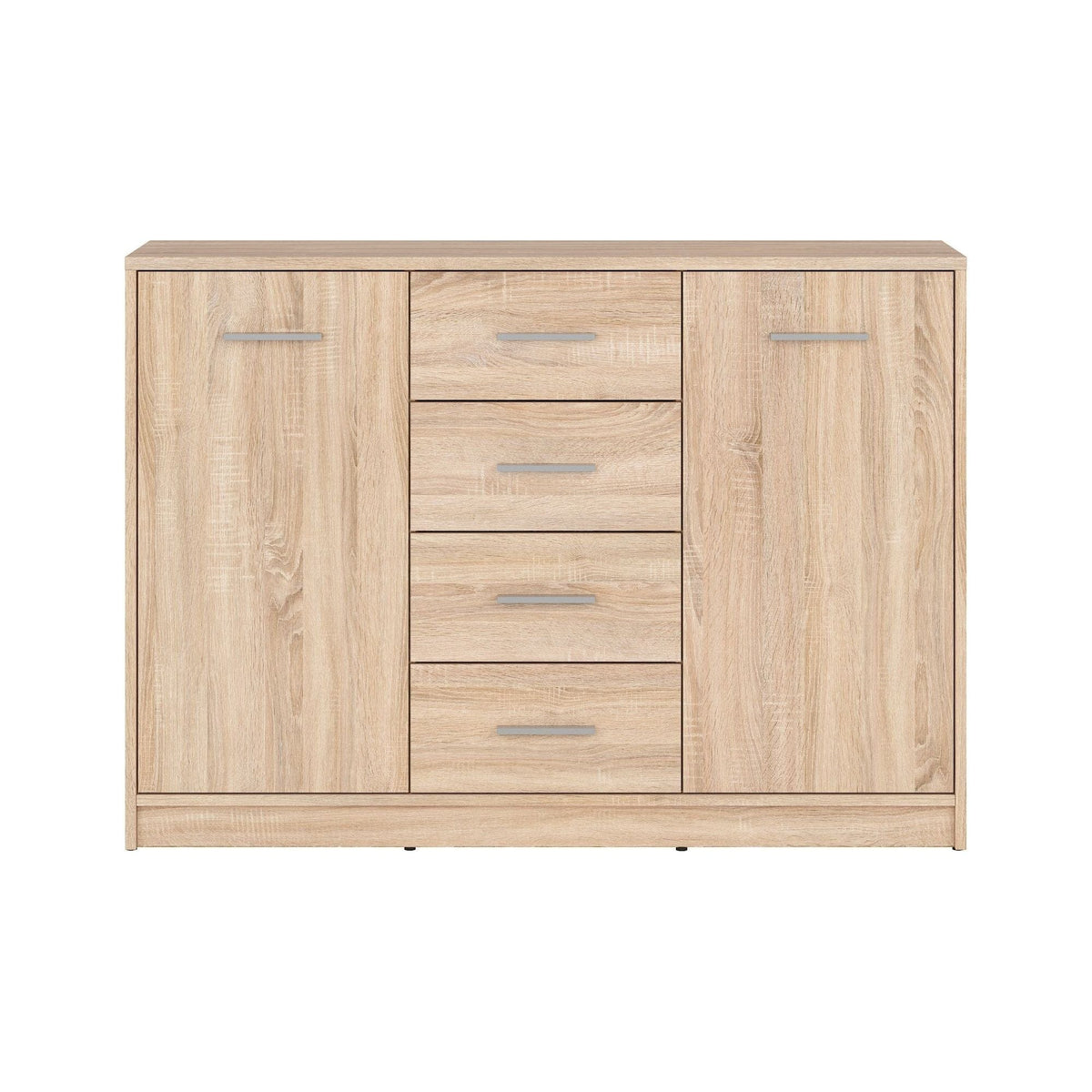 Comoda NEPO PLUS, stejar sonoma, PAL laminat, 119x34x84 cm
