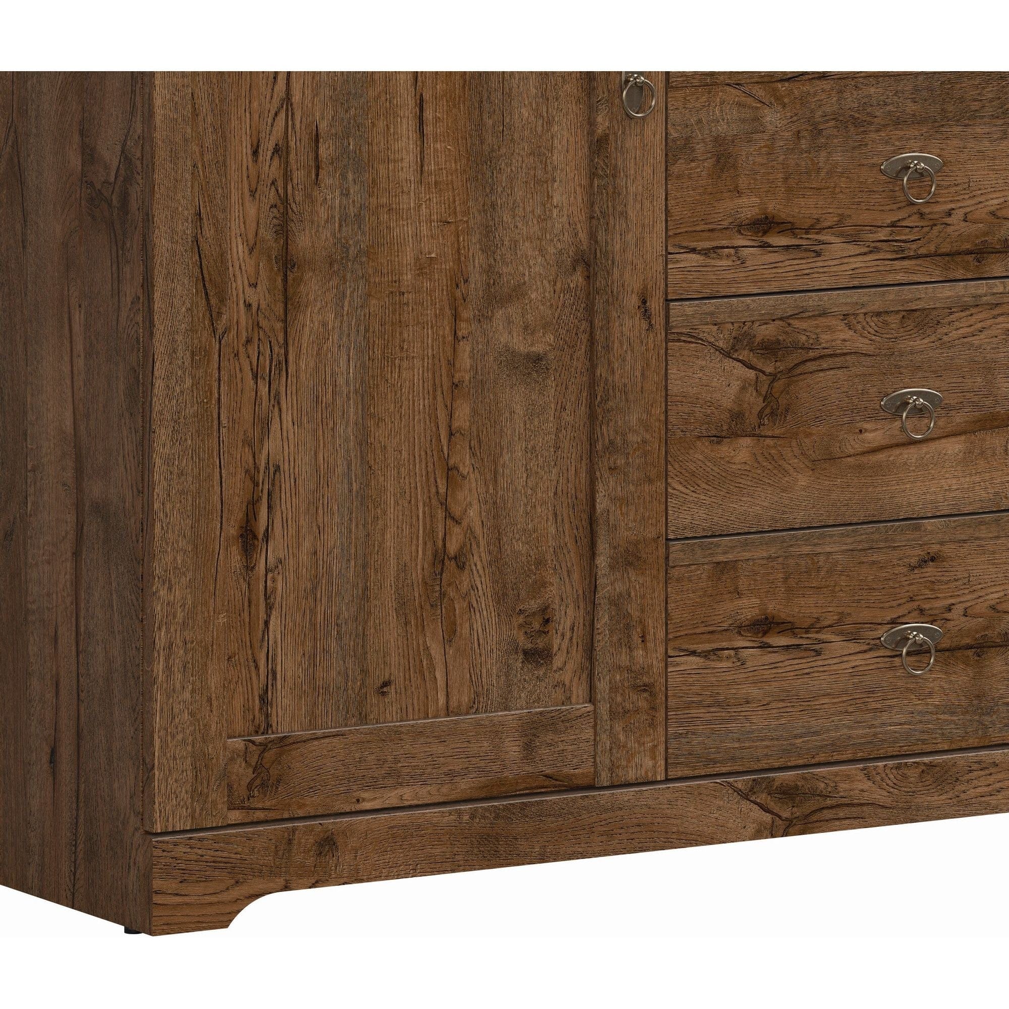 Comoda PATRAS KOM2D4S, nuc inchis, PAL, 153x45x93 cm