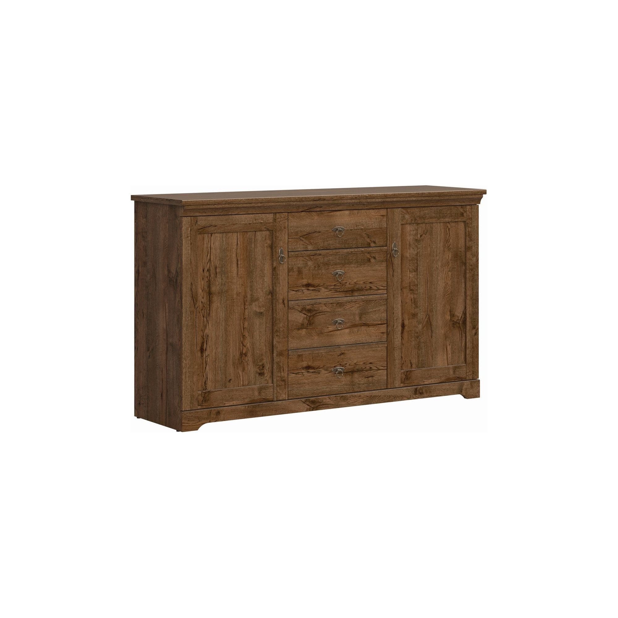 Comoda PATRAS KOM2D4S, nuc inchis, PAL, 153x45x93 cm