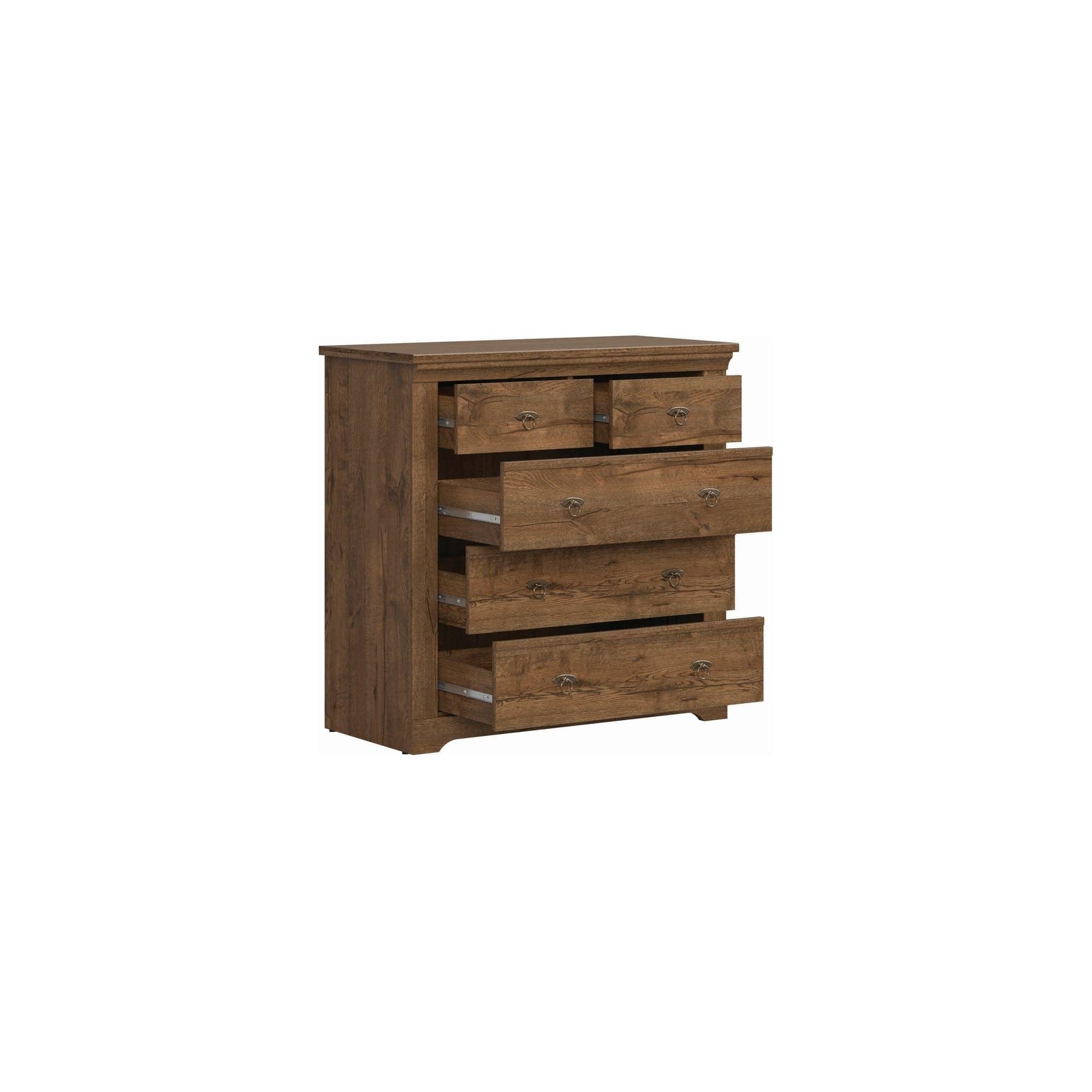 Comoda PATRAS KOM5S, nuc inchis, PAL, 93x45x93 cm