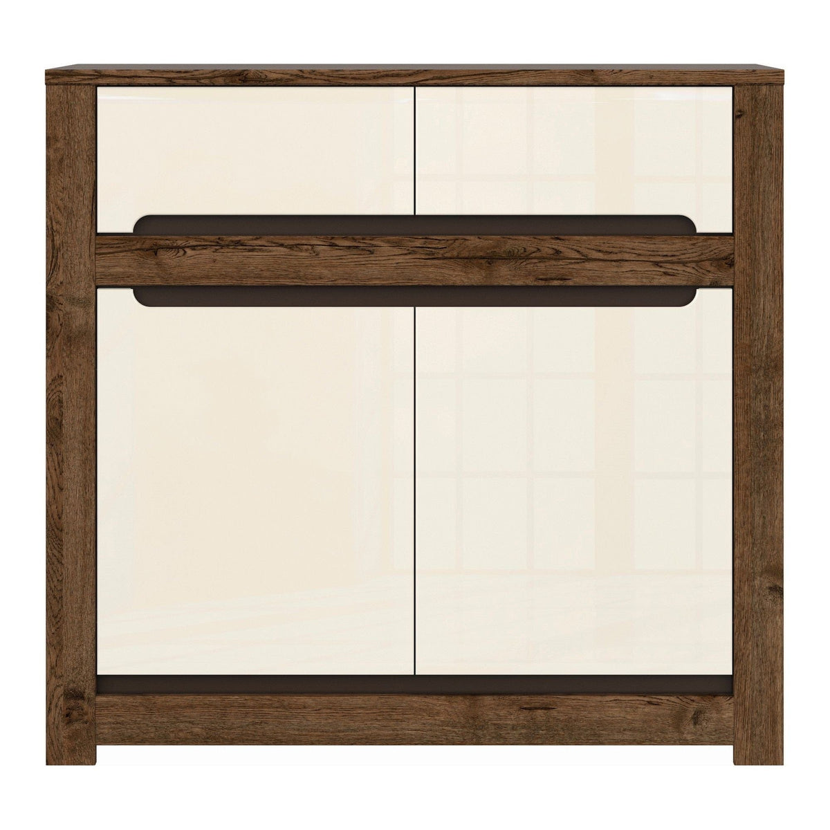 Comoda RUSO KOM2D2S, nuc/bej, PAL, 104x46x99 cm