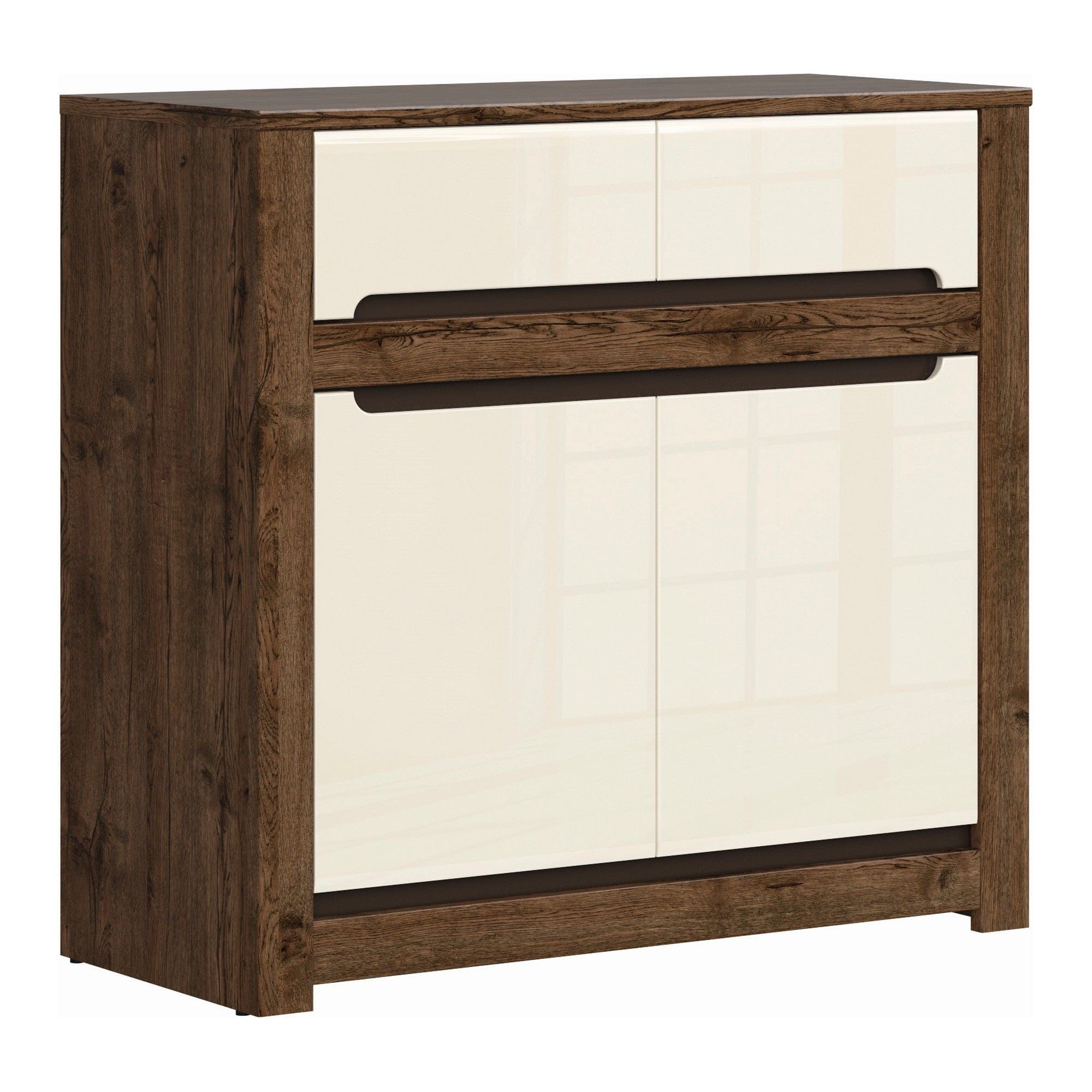 Comoda RUSO KOM2D2S, nuc/bej, PAL, 104x46x99 cm