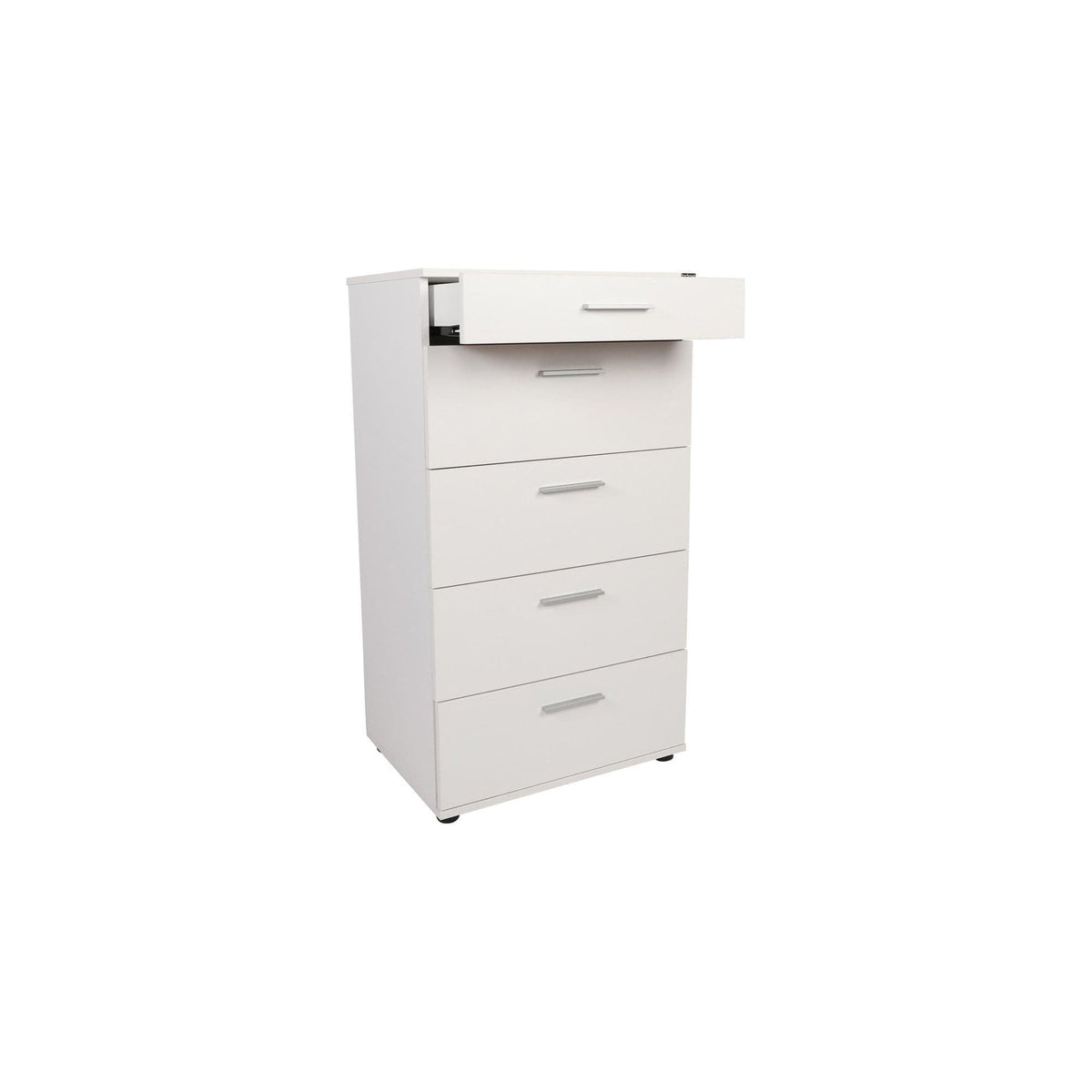 Comoda SFN-550-BB-1, alb, PAL melaminat, 60x44x108 cm