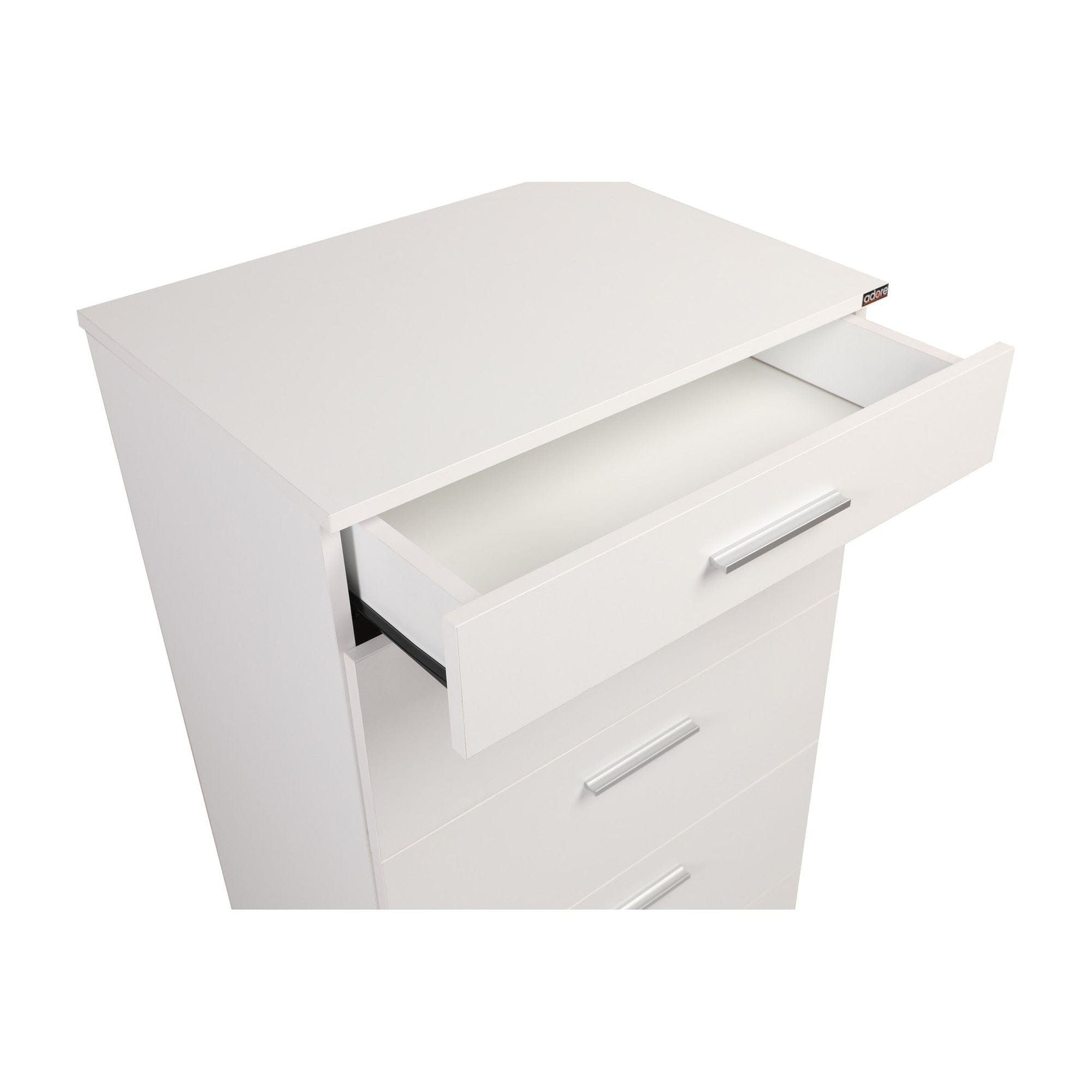 Comoda SFN-550-BB-1, alb, PAL melaminat, 60x44x108 cm