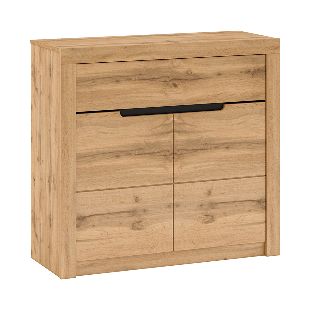 Comoda TORONTA, stejar wotan, DTD laminat, 103x40x96 cm