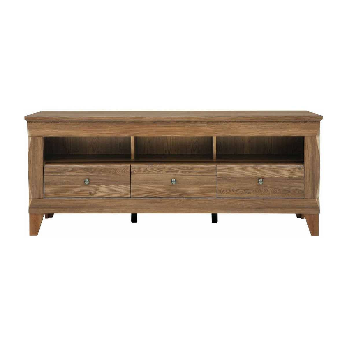 Comoda TV BERGEN RTV3S, stejar auriu, PAL, 156x47x64 cm