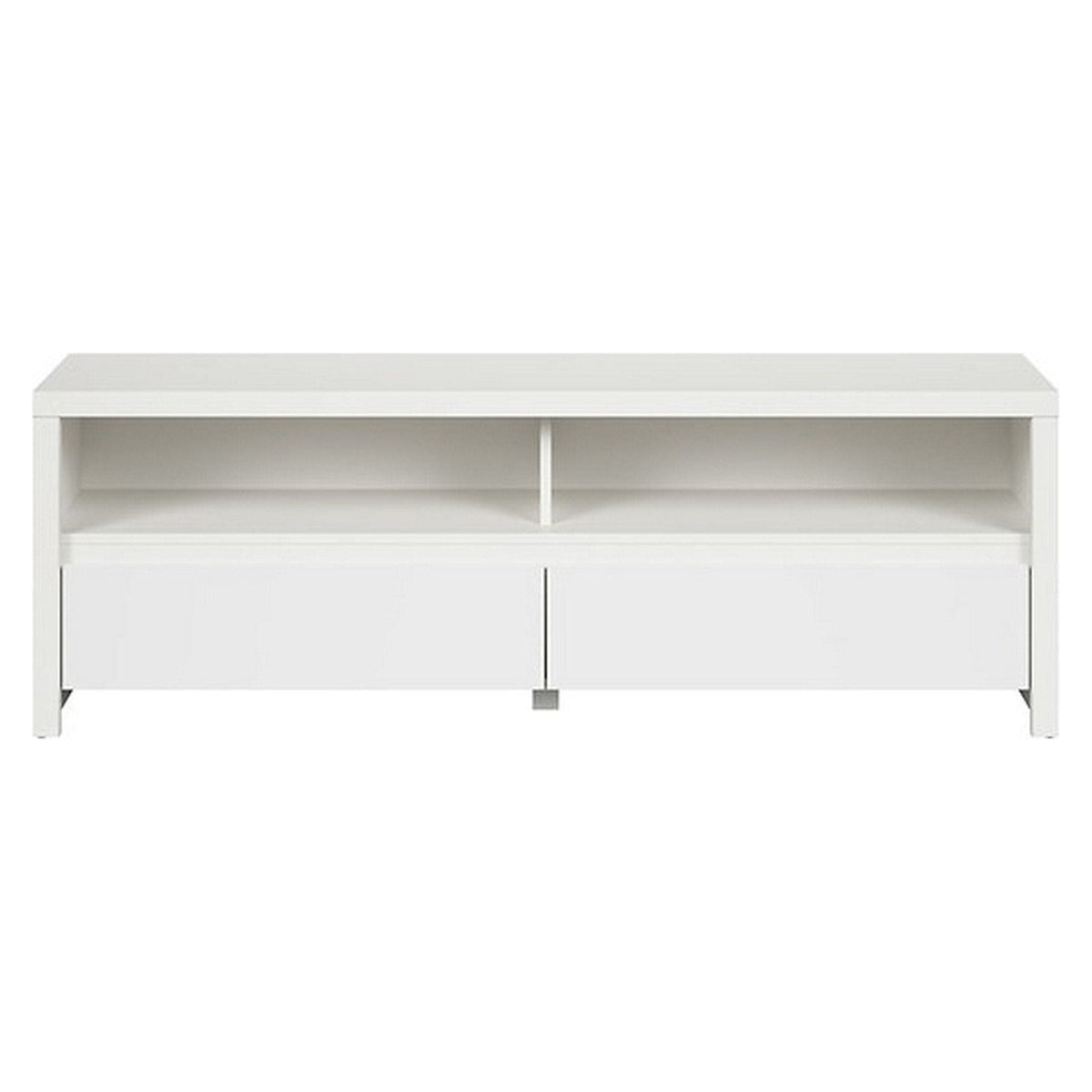 Comoda TV KASPIAN, alb, PAL, 144x41x49 cm