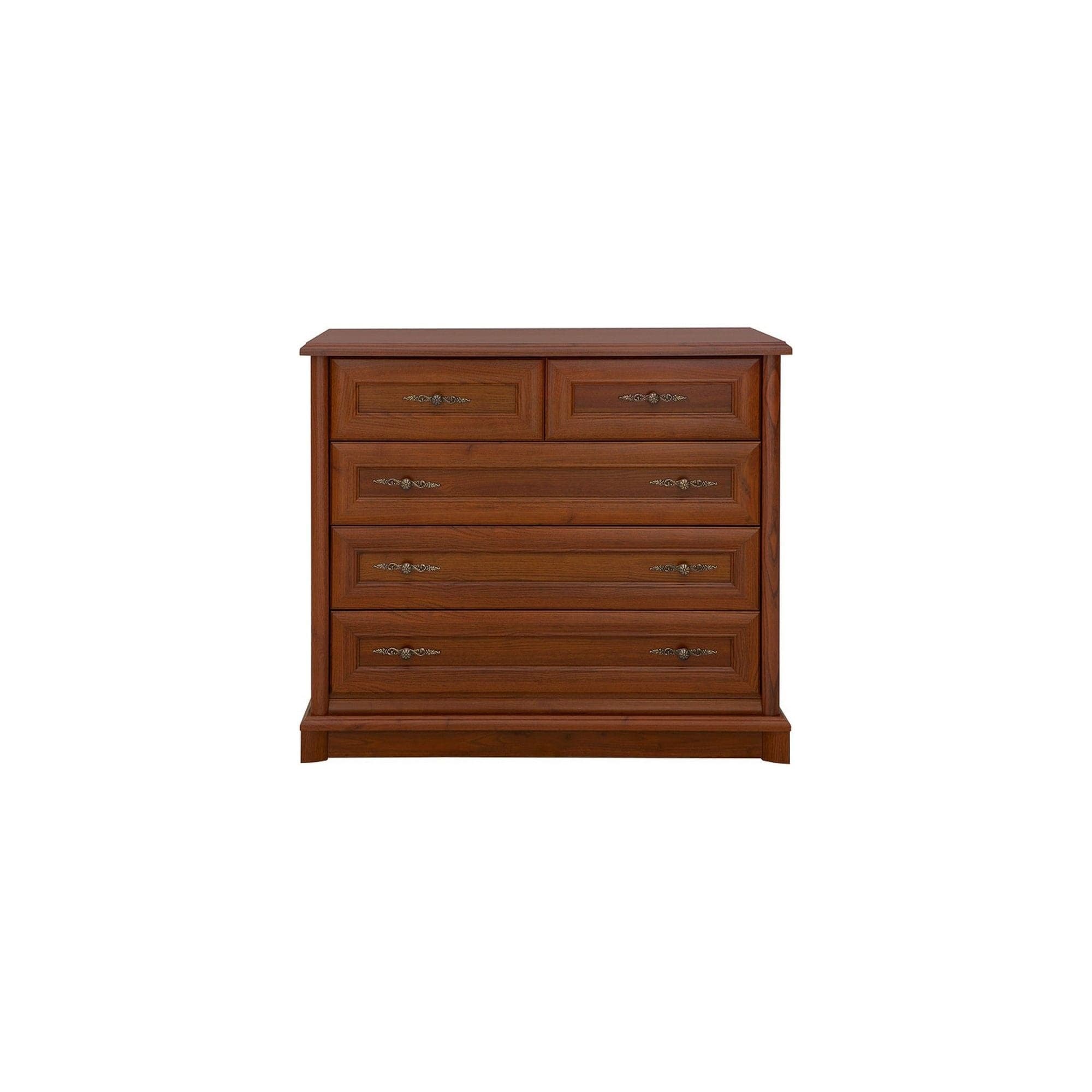 Comoda TV KENT EKOM5S, castan, PAL, 101x45x91 cm