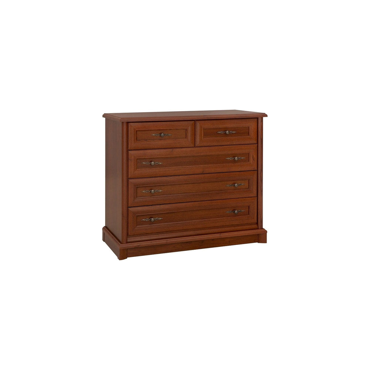 Comoda TV KENT EKOM5S, castan, PAL, 101x45x91 cm