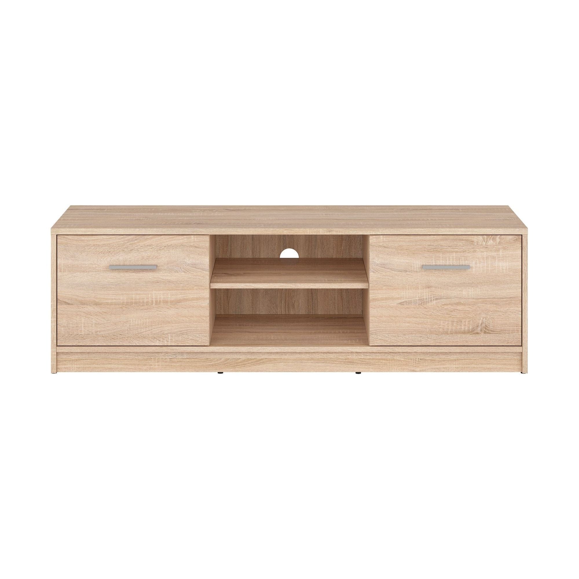 Comoda TV NEPO PLUS, stejar sonoma, PAL laminat, 139x47x43 cm