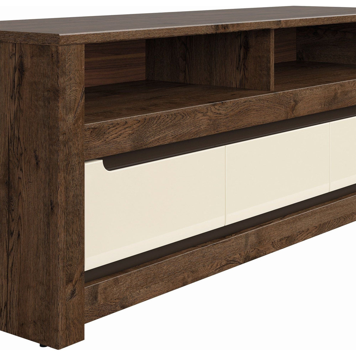 Comoda TV RUSO, nuc/bej, PAL, 149x46x59 cm