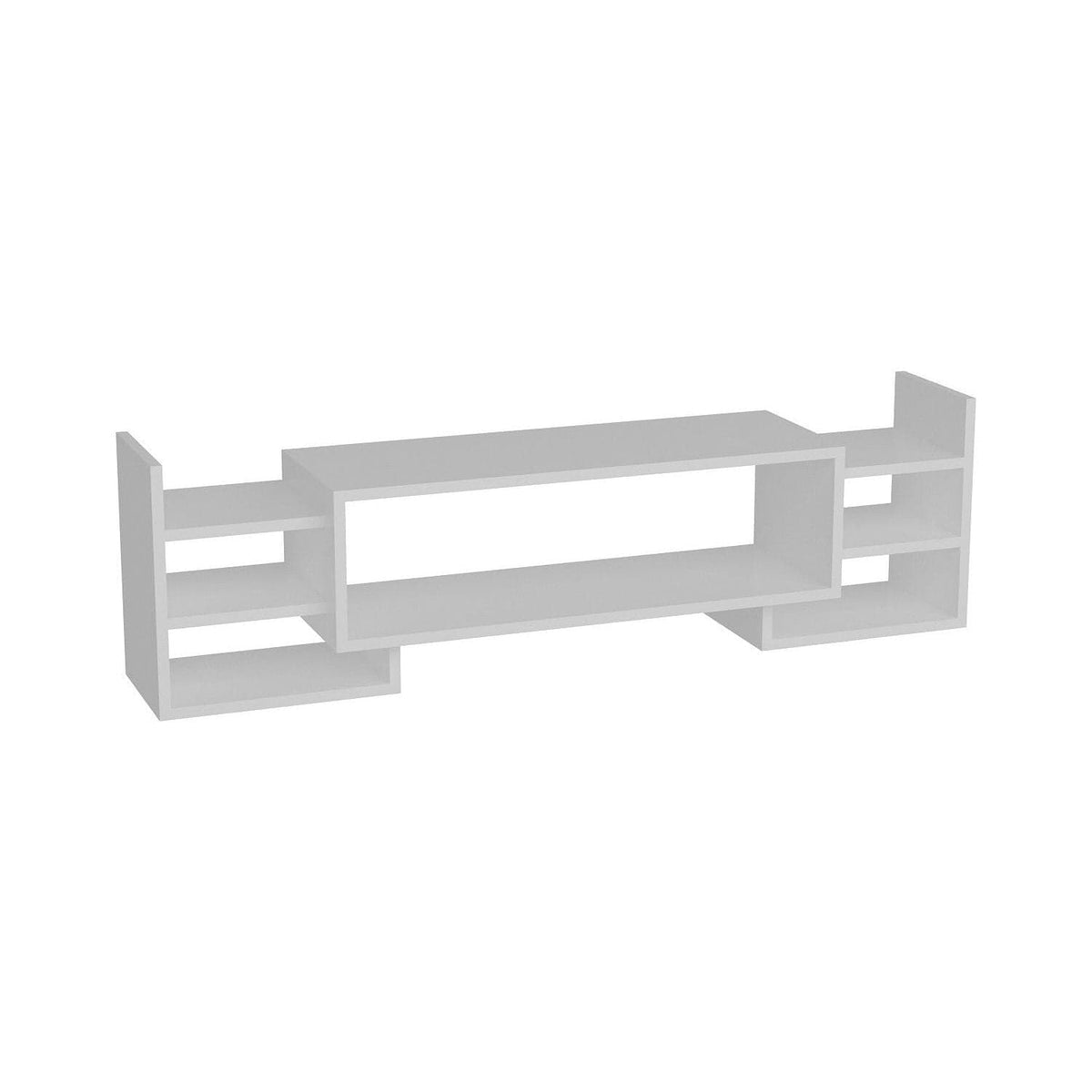 Comoda TV SEMA, alb, PAL melaminat, 115x30x38 cm