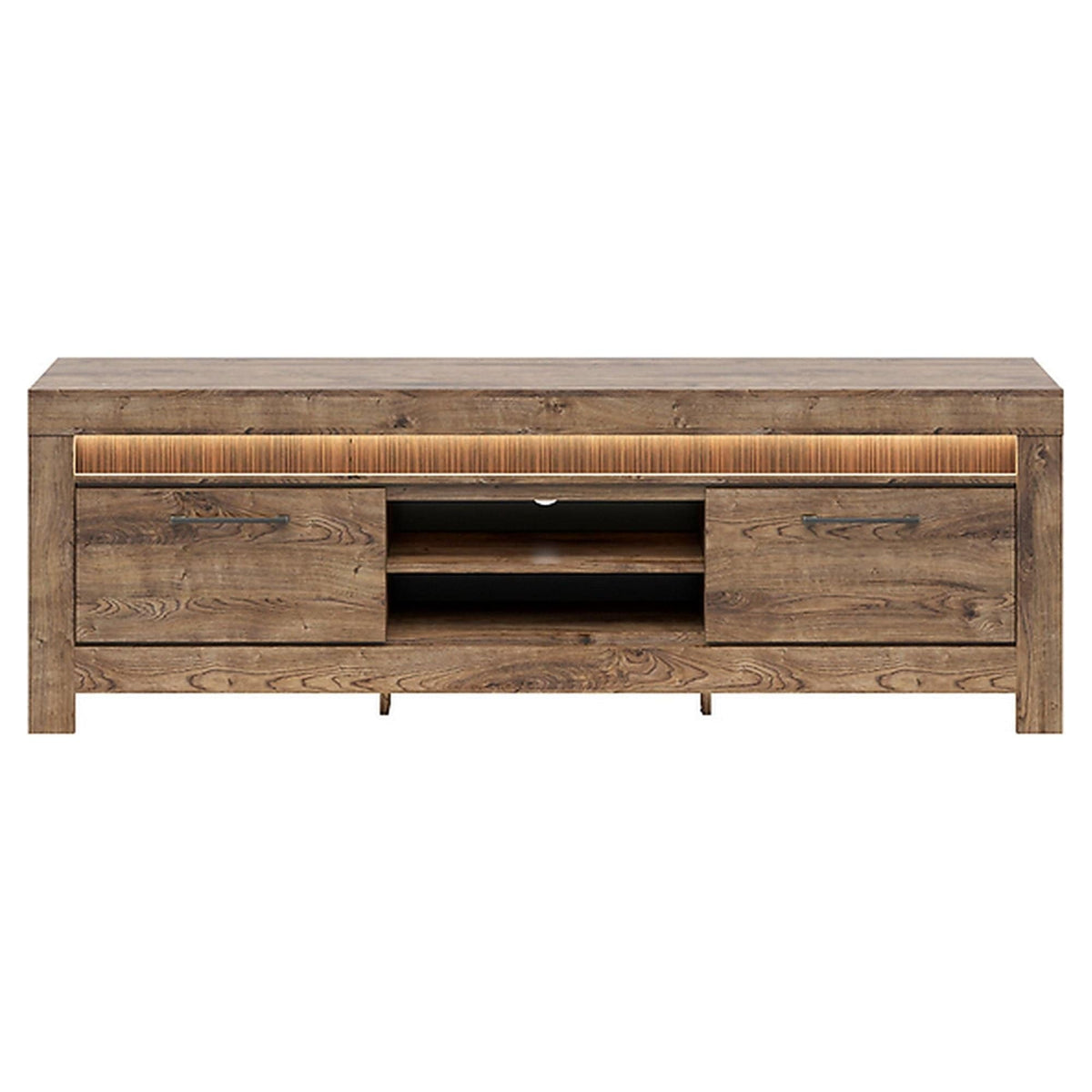 Comoda TV Torin, stejar, 135x50x60 cm