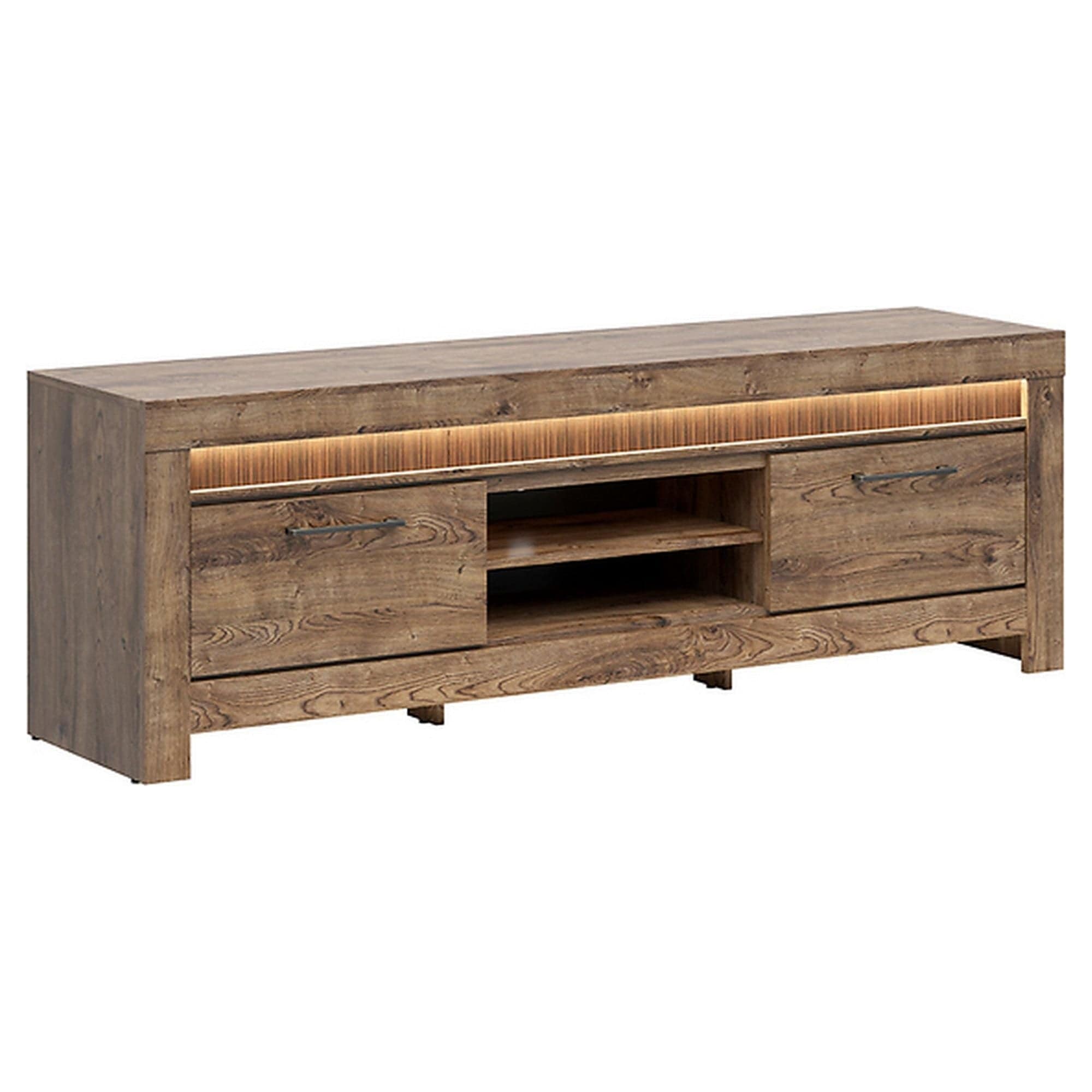 Comoda TV Torin, stejar, 135x50x60 cm