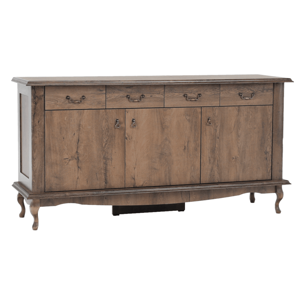 Comoda VILAR DA6, stejar lefkas, DTD laminat, 175x47x89 cm